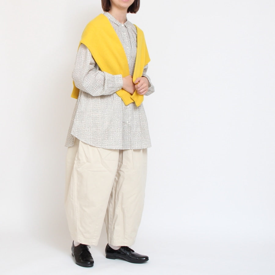 【YELLOWのみ ラスト1点】DANTONクルーニットカーディガン24