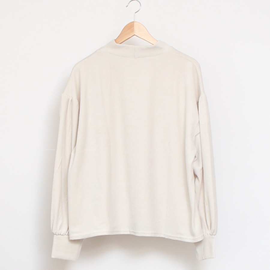 【50%OFF】【GRAYのみラスト1点】NARUベロアラウンドプルオーバー