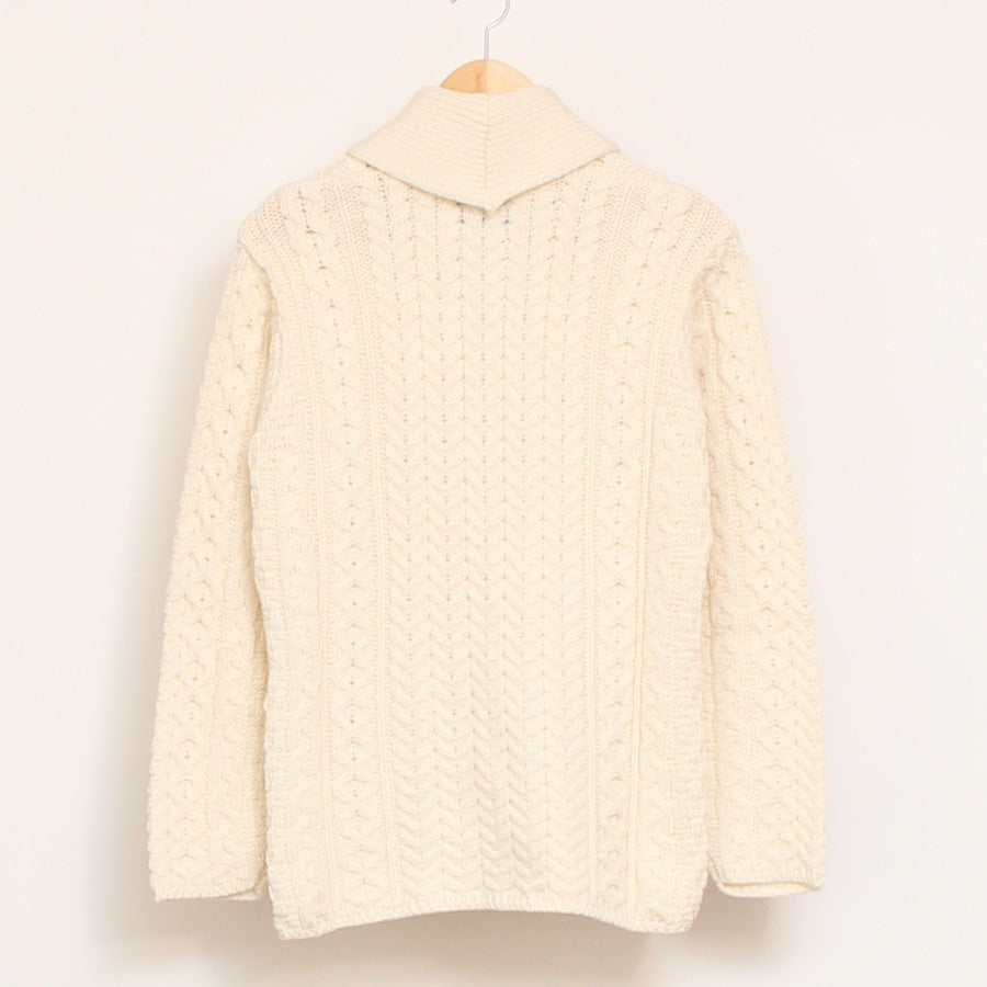 【40%OFF】【CHARCOAL GRAYのみ ラスト1点】Aran Woollen Millsショールカーディガン24