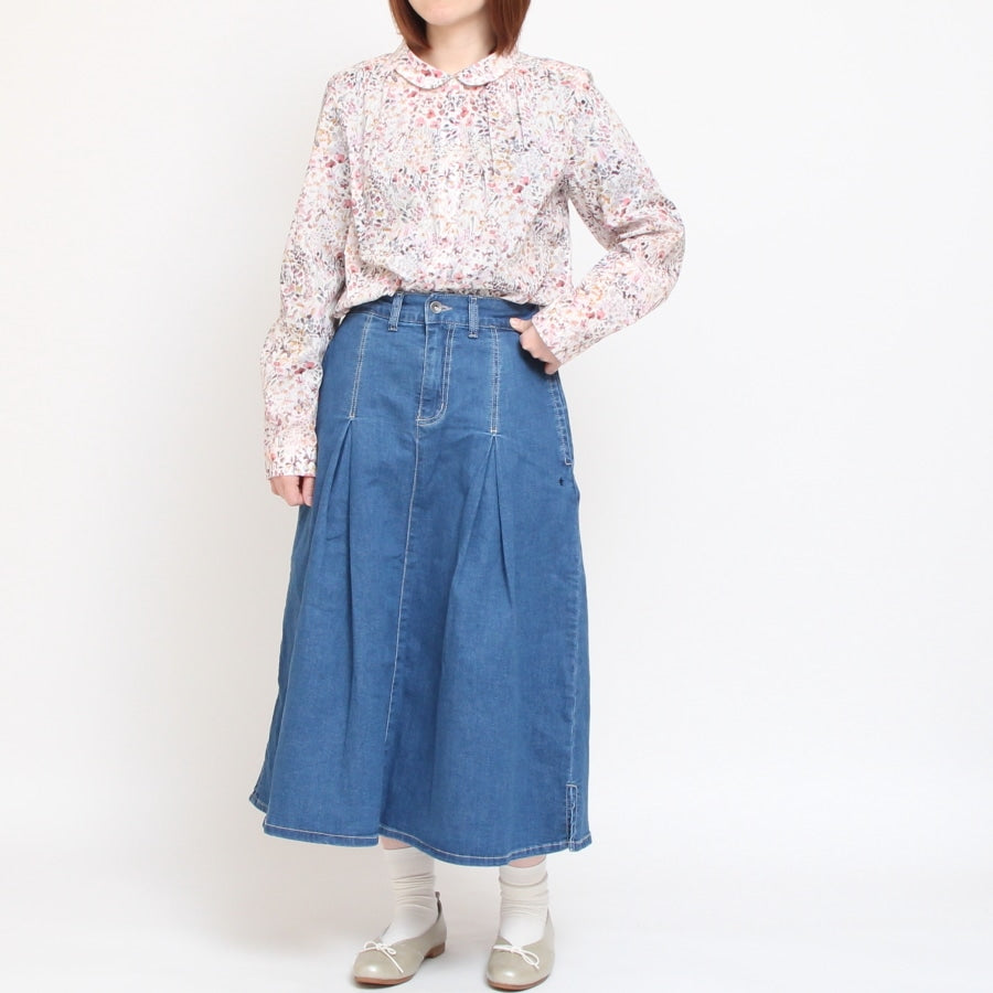 INDIMARKタックスカート77cm
