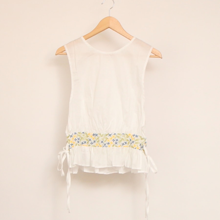 【30%OFF】NARUフラワー刺繍2WAYベスト