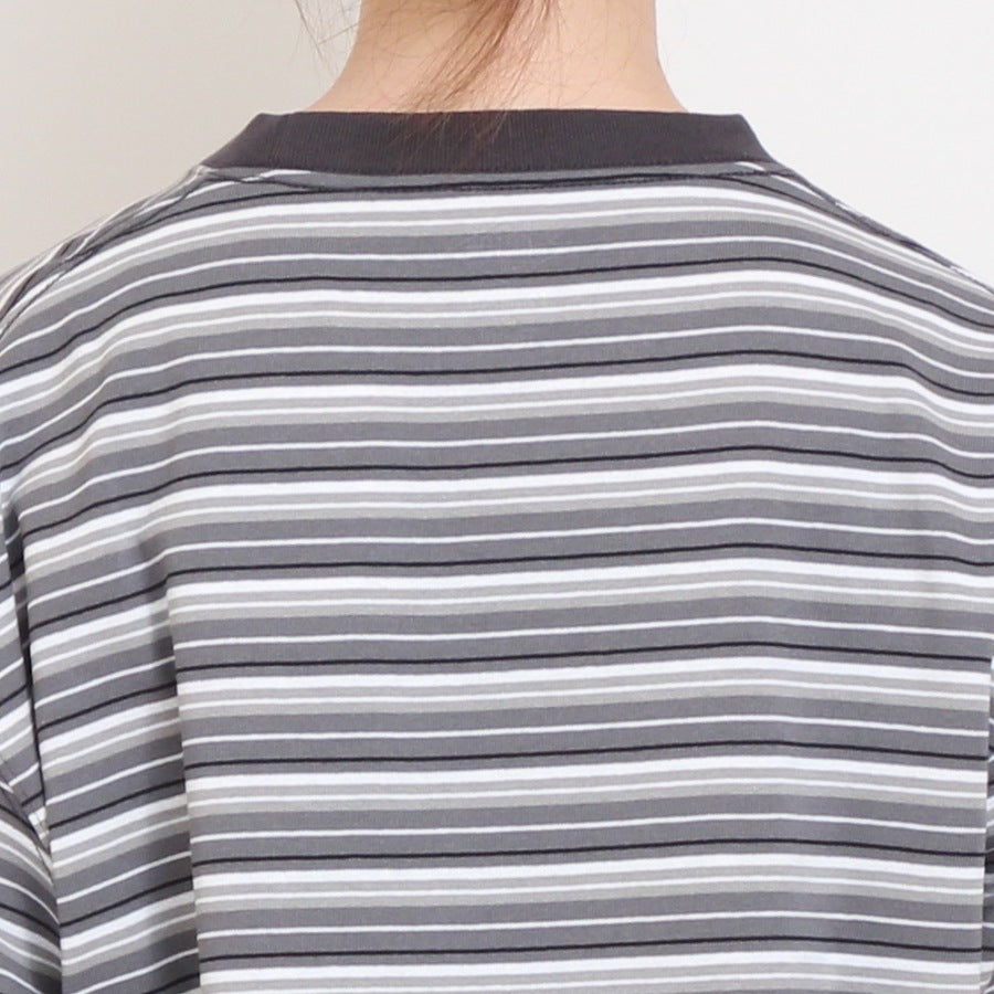 【GRAYのみ 残り僅か】DANTONクルーネック7分袖Tシャツ