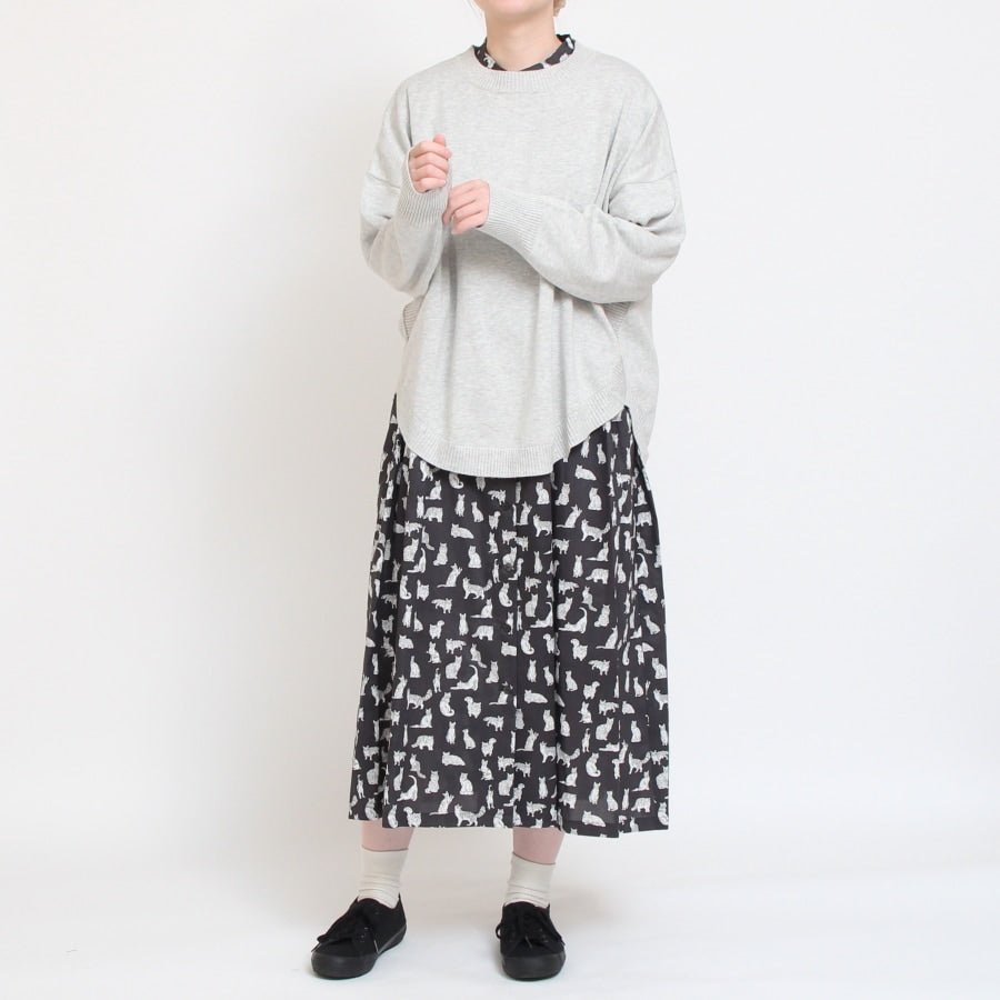 【ラスト1点ずつ】Mao madeソフトコットンラウンドヘム2509