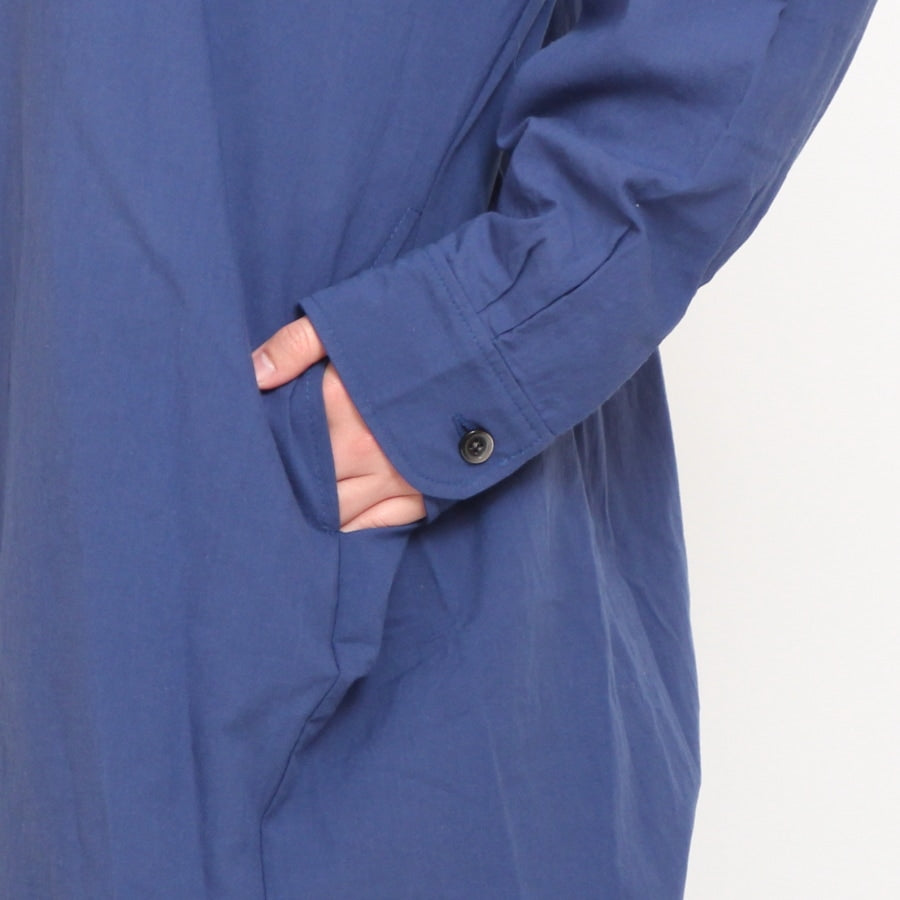 【30%OFF】【WHITEのみ残り僅か】NARUふんわりローンスミスロングシャツ