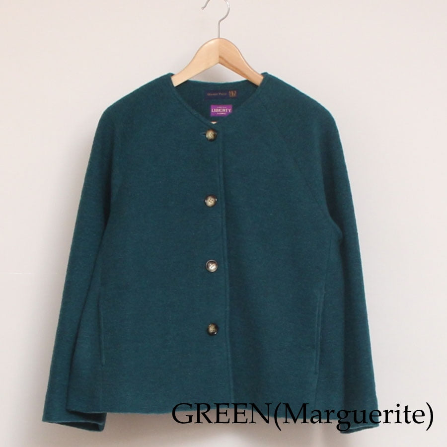 【再値下げ】【BLACKのみ 残り僅か】裏リバティVネックジャケット