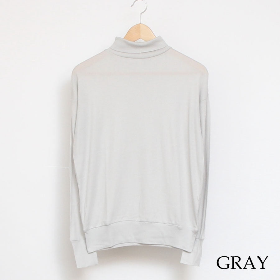 【BLACKラスト1点】NARUハイネックゆったりプルオーバー24