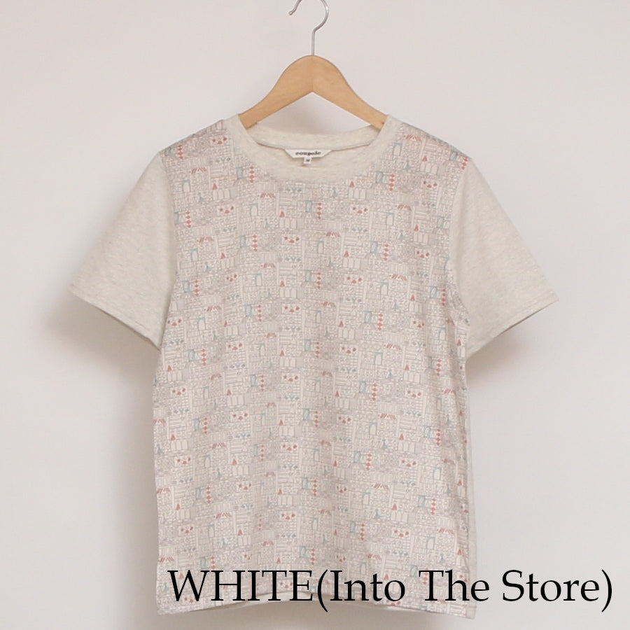 【WHITEラスト1点】LIBERTY MIX Tシャツ(2505)