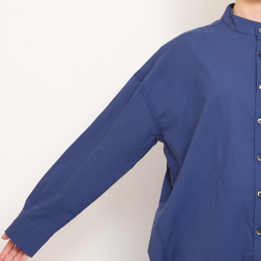 【30%OFF】【BLUEのみ ラスト1点】NARUふんわりローンスミスシャツ