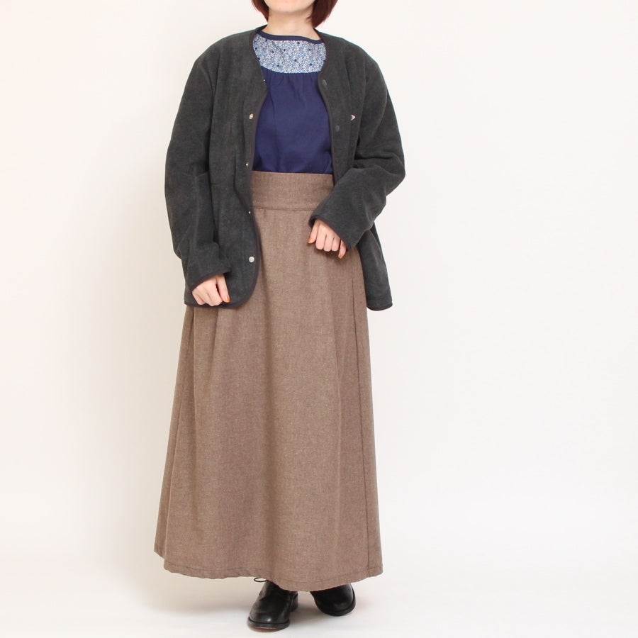 sosotto LIBERTY使い起毛プルオーバー