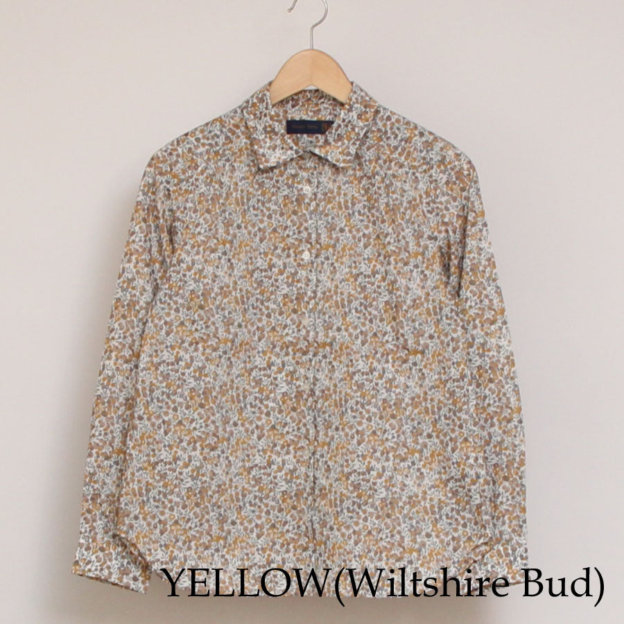 【20%OFF】【YELLOWのみ ラスト1点ずつ】リバティ長袖レギュラーシャツ(2503)