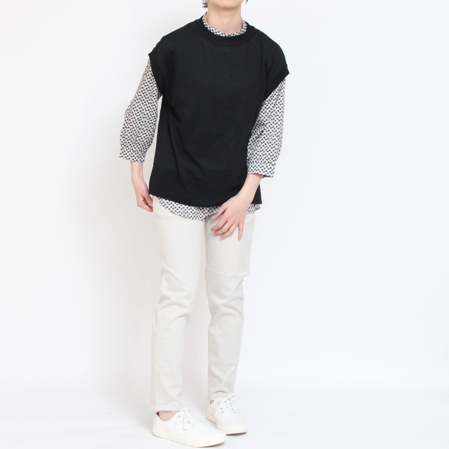 【30%OFF】【SAXのみ ラスト1点】NARU TOSCOリネンベスト