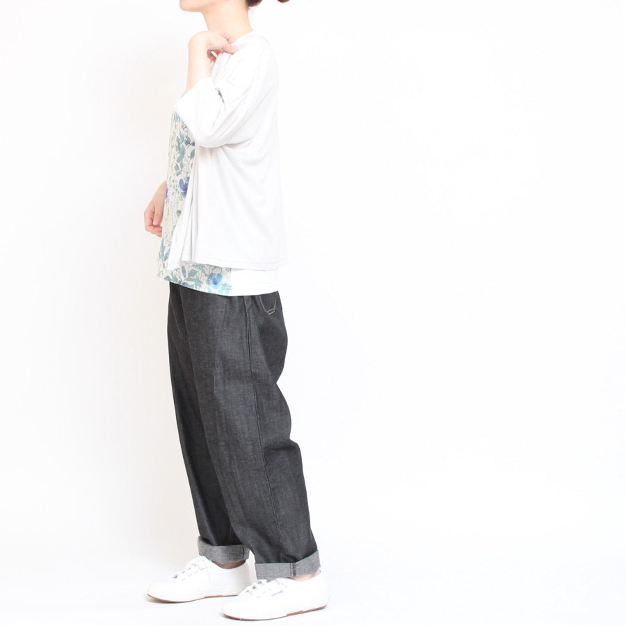 【30%OFF】【BLACKのみ ラスト1点】NARUサイロプレミアムワイドカーディガン24