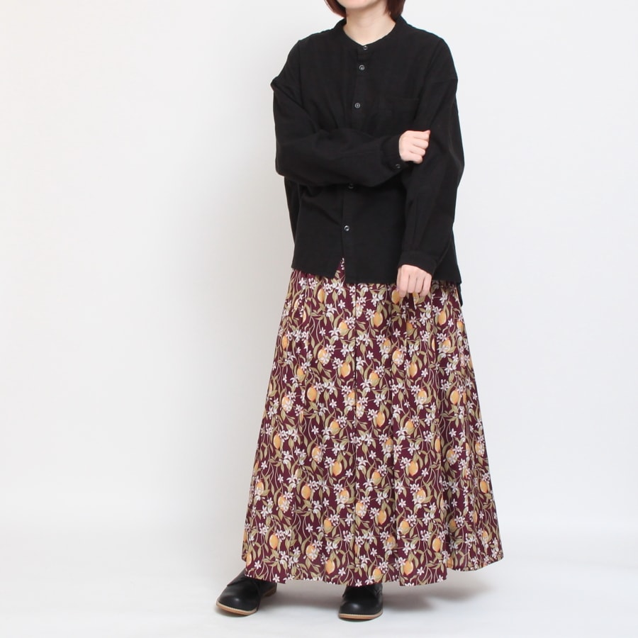 【20%OFF】【BLACKのみ ラスト1点】D.M.GフランネルBIGポケットシャツ