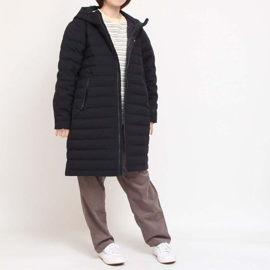 【CHARCOAL GRAYのみ】DANTONウールライクミドルダウンコート24