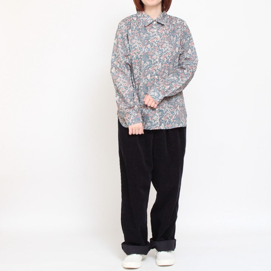 【30%OFF】【NAVYサイズMのみ ラスト1点】D.M.Gコーデュロイツータックトラウザー
