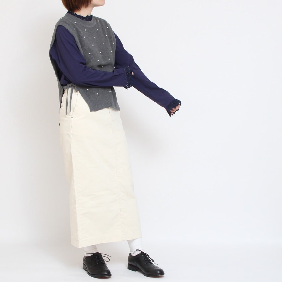 kelenレースフリルデザインプルオーバー