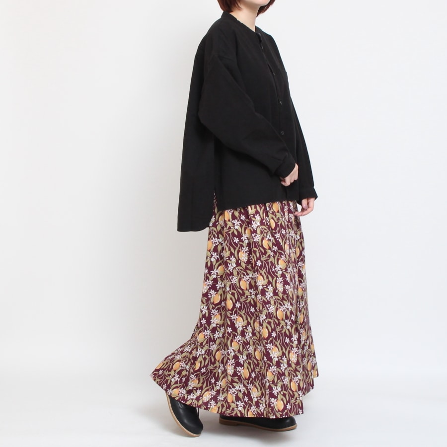 【20%OFF】【BLACKのみ ラスト1点】D.M.GフランネルBIGポケットシャツ