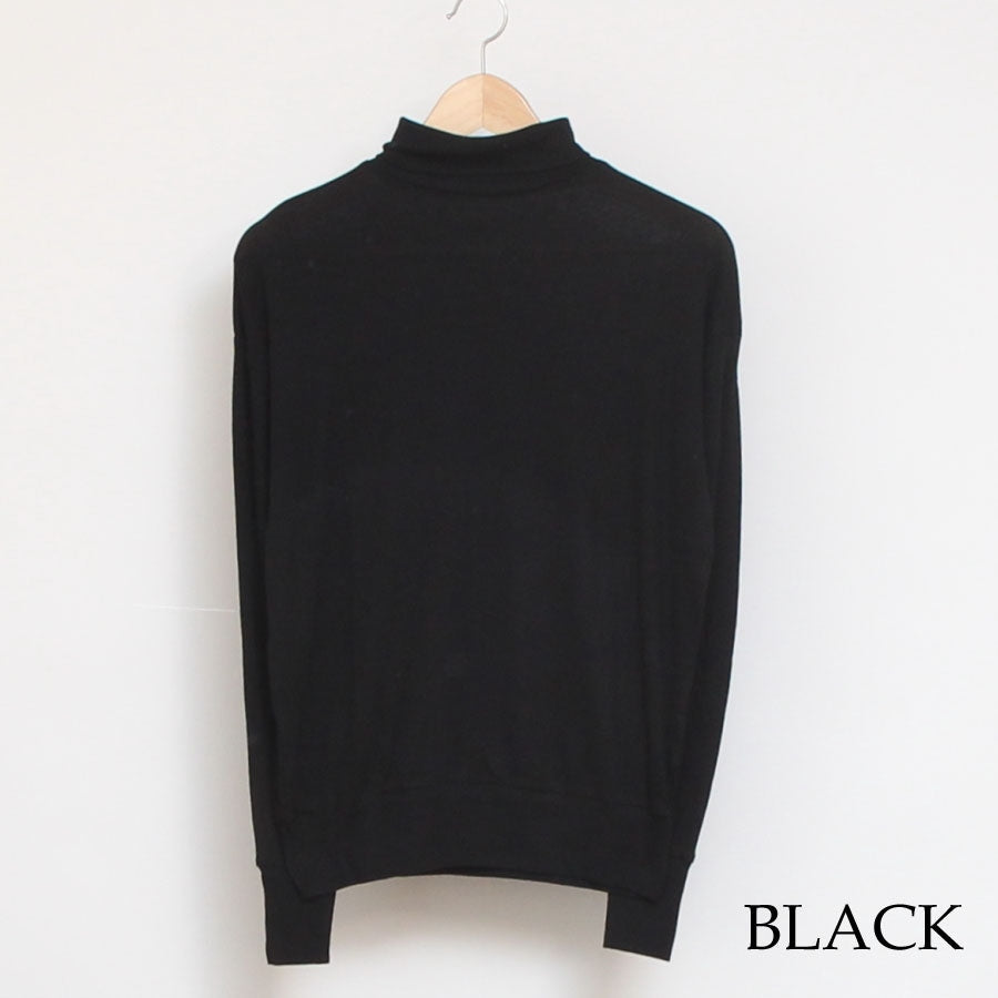 【GREEN・BLACKのみ ラスト1点ずつ】NARUハイネックゆったりプルオーバー24