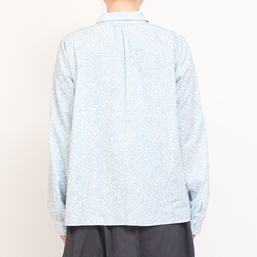 【30%OFF】【サイズ1のみ ラスト1点ずつ】LIBERTY前立てフリルフィットシャツ(2502)