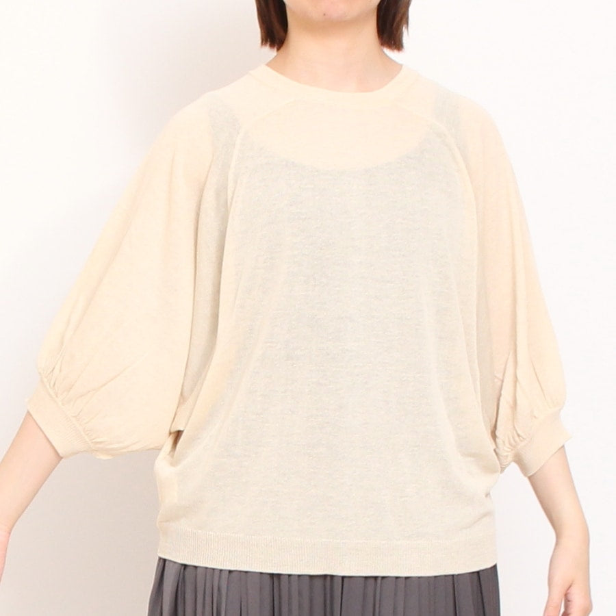 【40%OFF】【SAXラスト1点】mao made 前後2WAYドルマンカーディガン(2506)