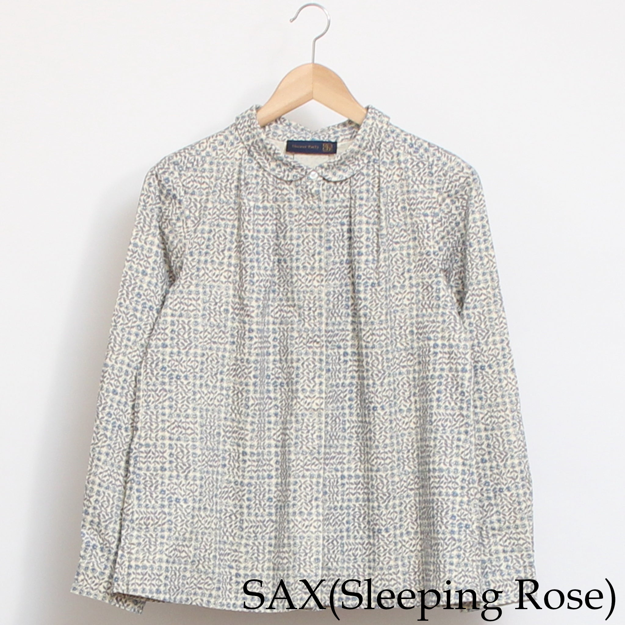 【NAVY・BLUEのみラスト1点ずつ】コーデュロイLIBERTY比翼タックシャツ(2511)