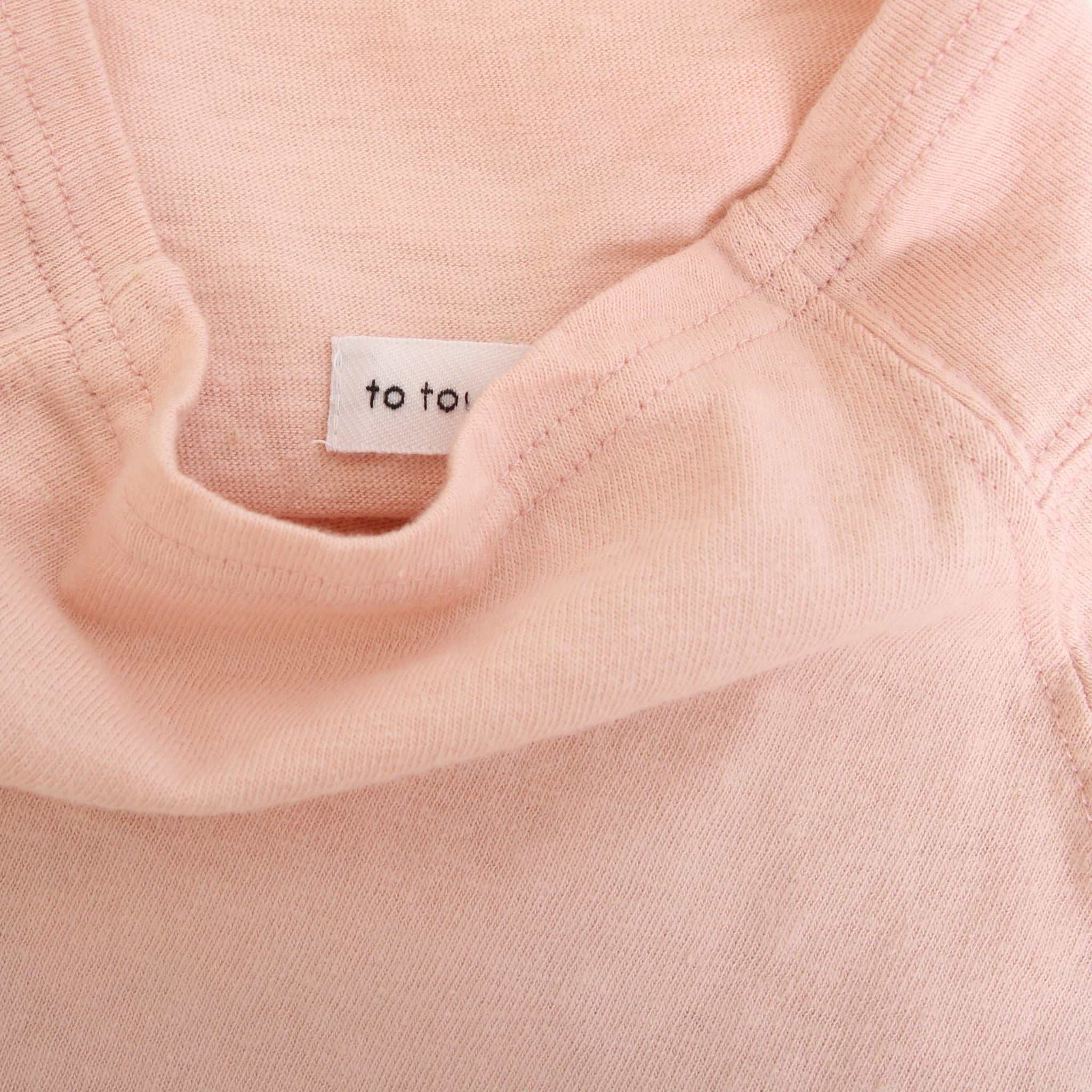 【NAVYのみ 残り僅か】to touchラフィーコットンスタンドTシャツ