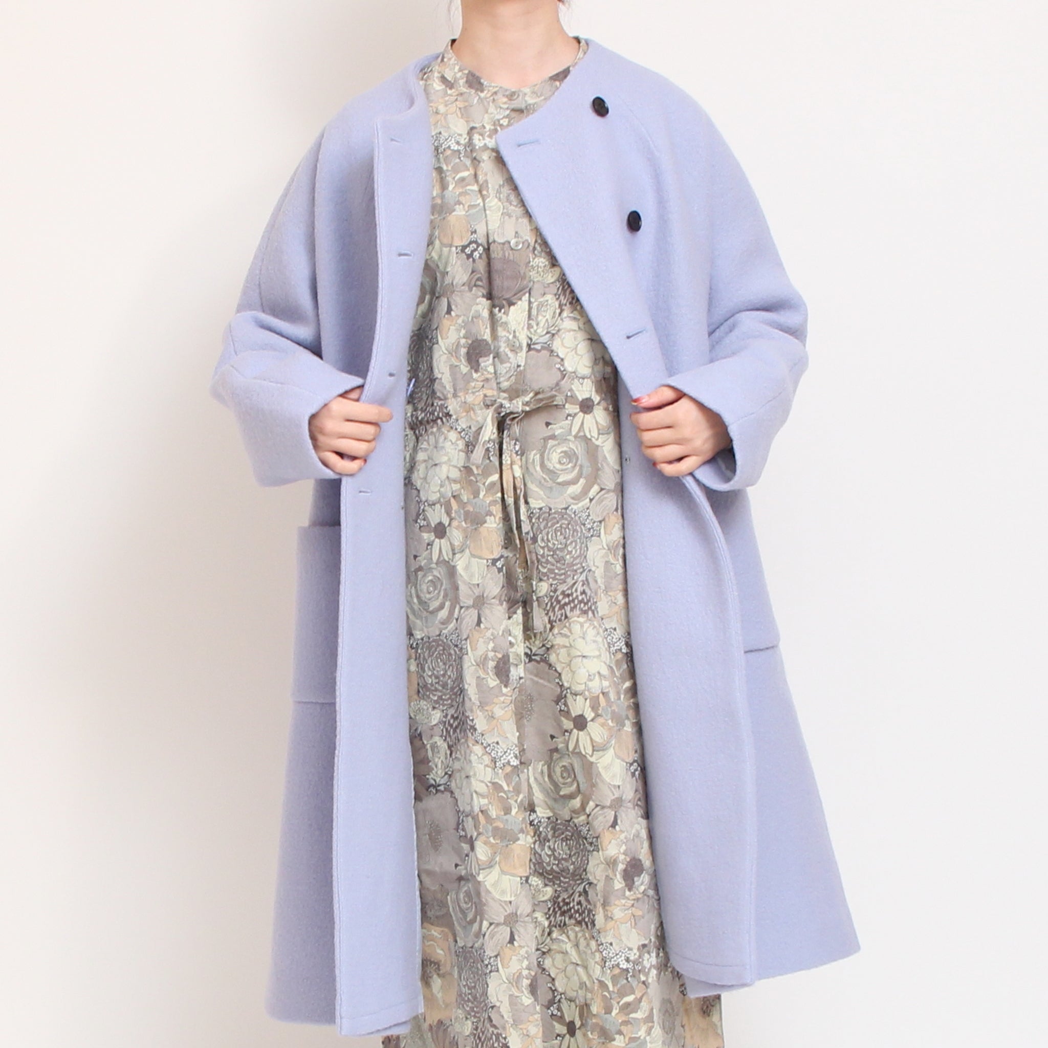 【再値下げ・40%OFF】【CAMELラスト1点】Vent d’ouestウールリング圧縮コート2511