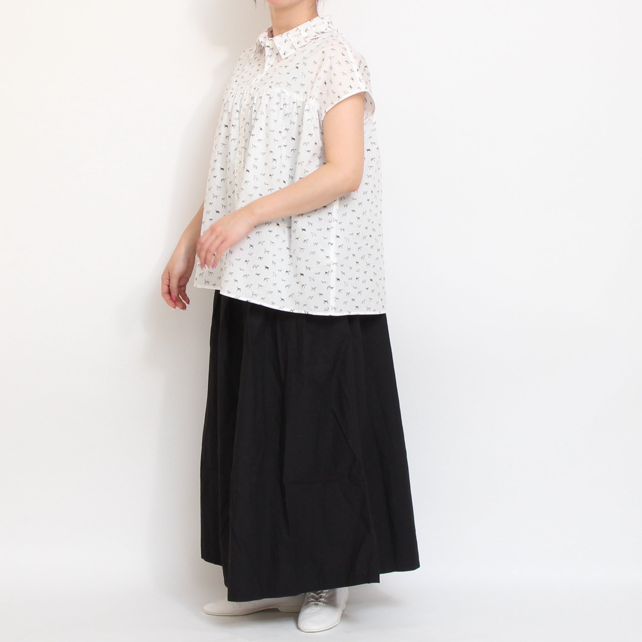 sosotto LIBERTYタックカラーシャツ