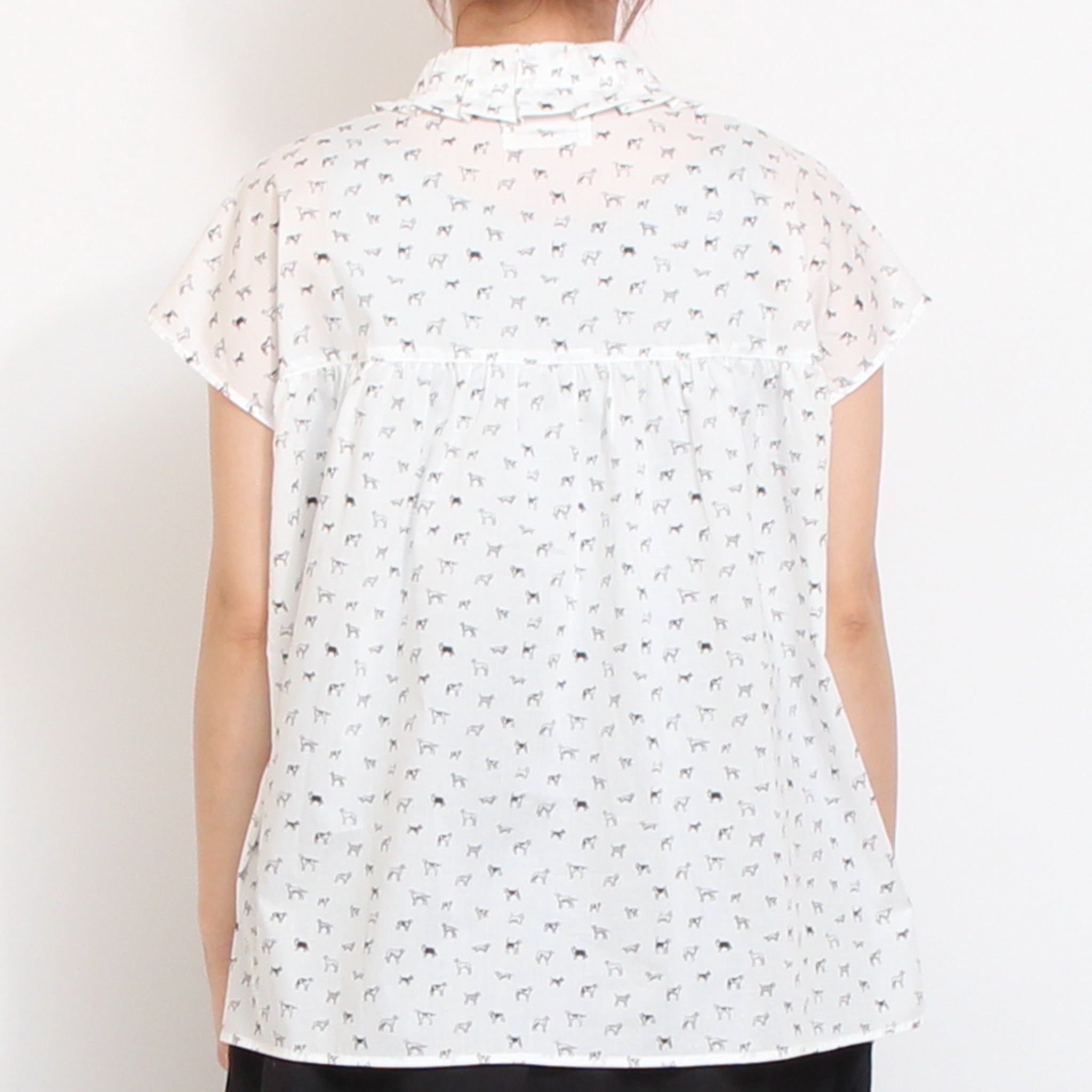 sosotto LIBERTYタックカラーシャツ