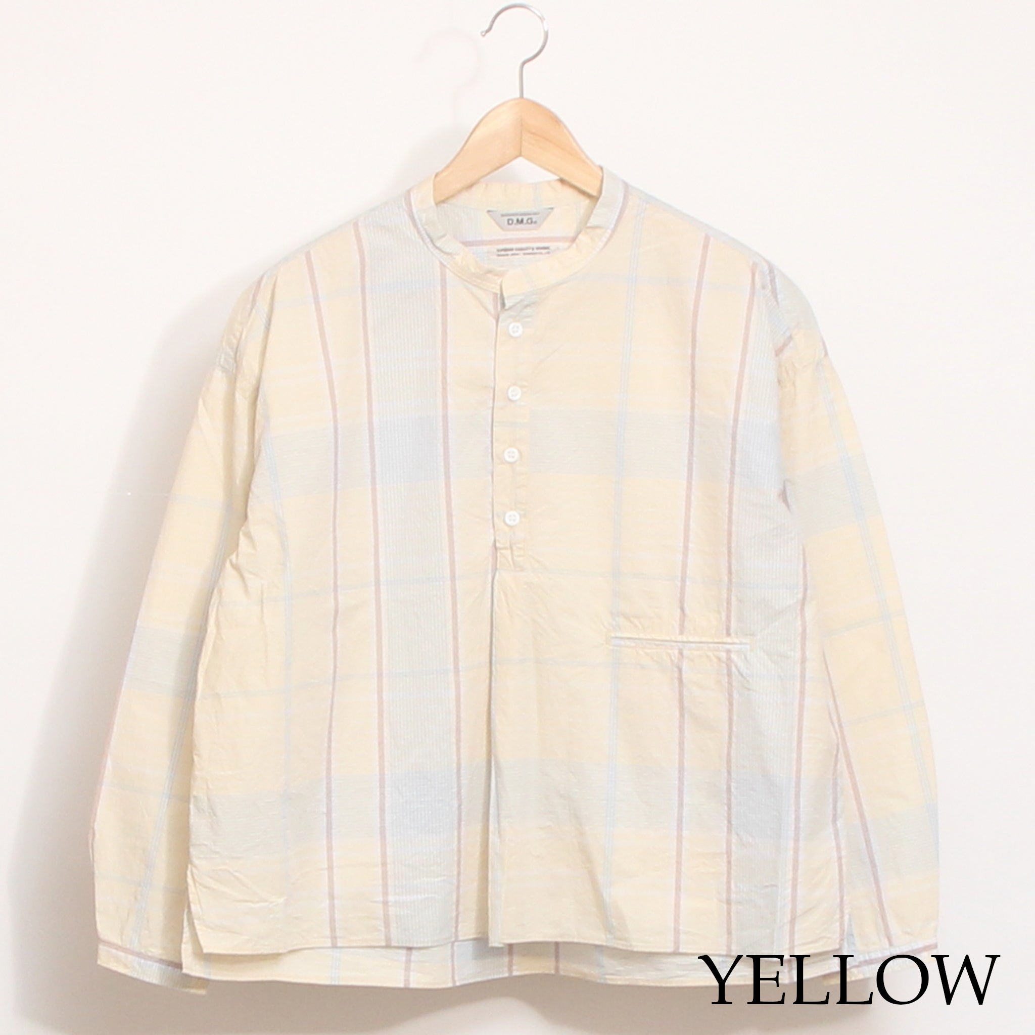 【20%OFF】【BLUE残り僅か】D.M.Gプルオーバーシャツ16861X