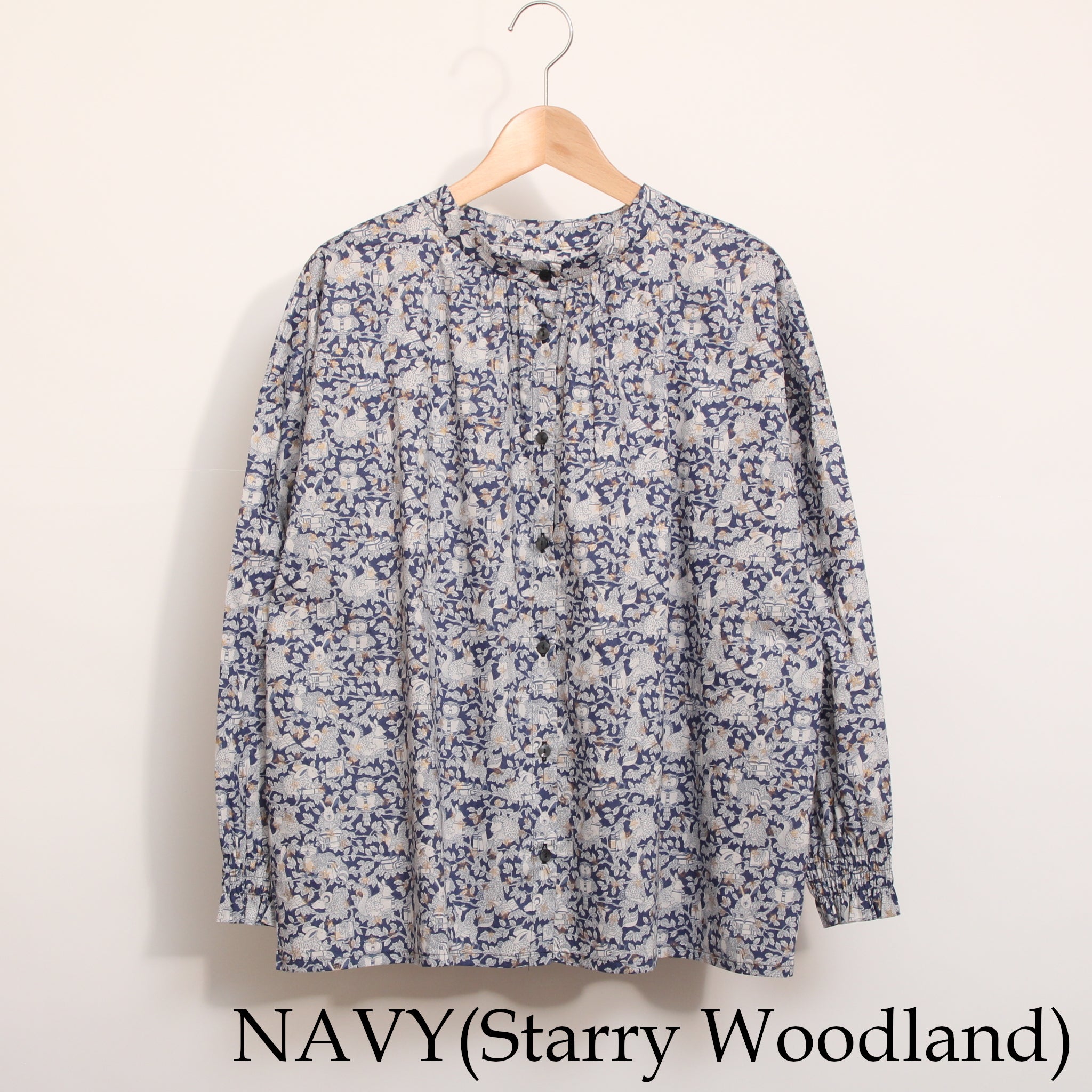【本店限定商品】sosotto LIBERTY2WAYスタンドブラウス