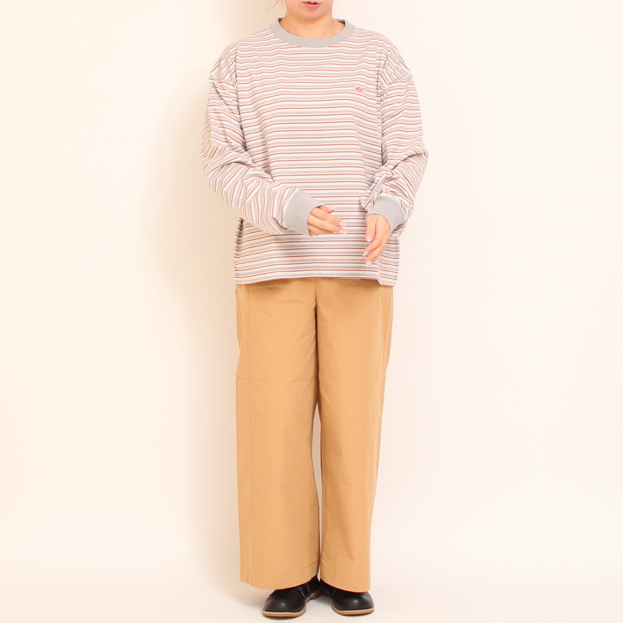 DANTON長袖Tシャツ(STRIPE)
