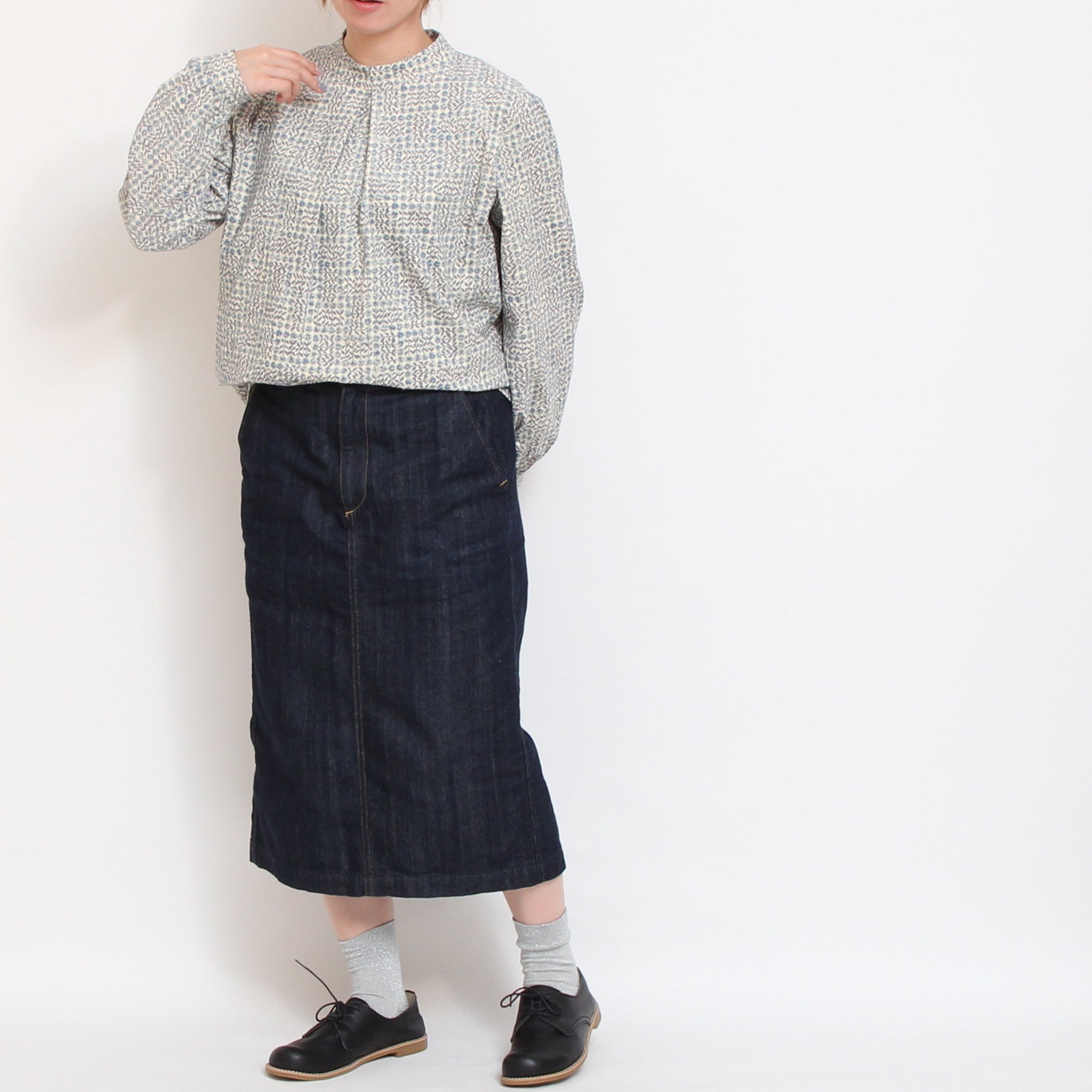 コーデュロイLIBERTYモックネックプルオーバー(2511)