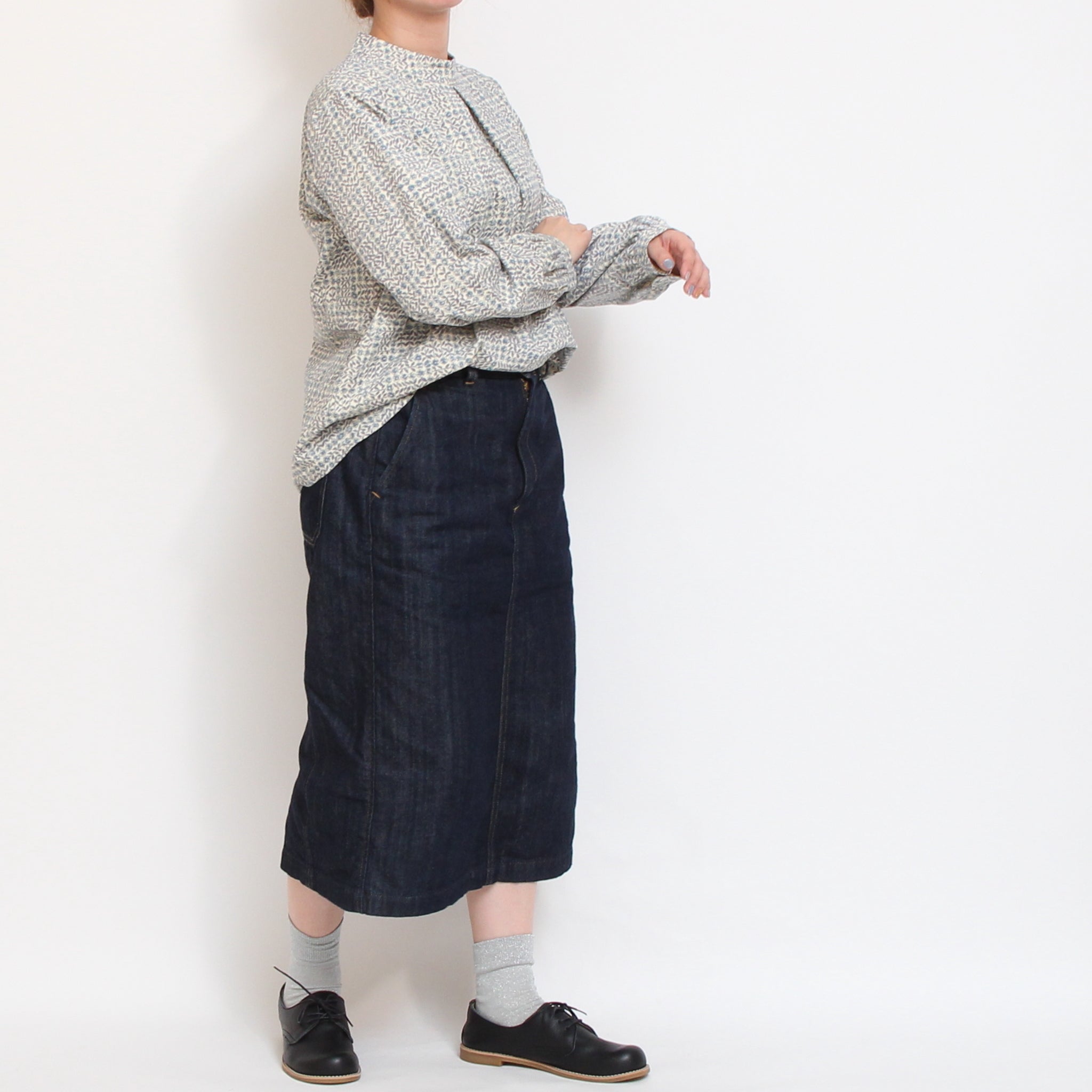 コーデュロイLIBERTYモックネックプルオーバー(2511)