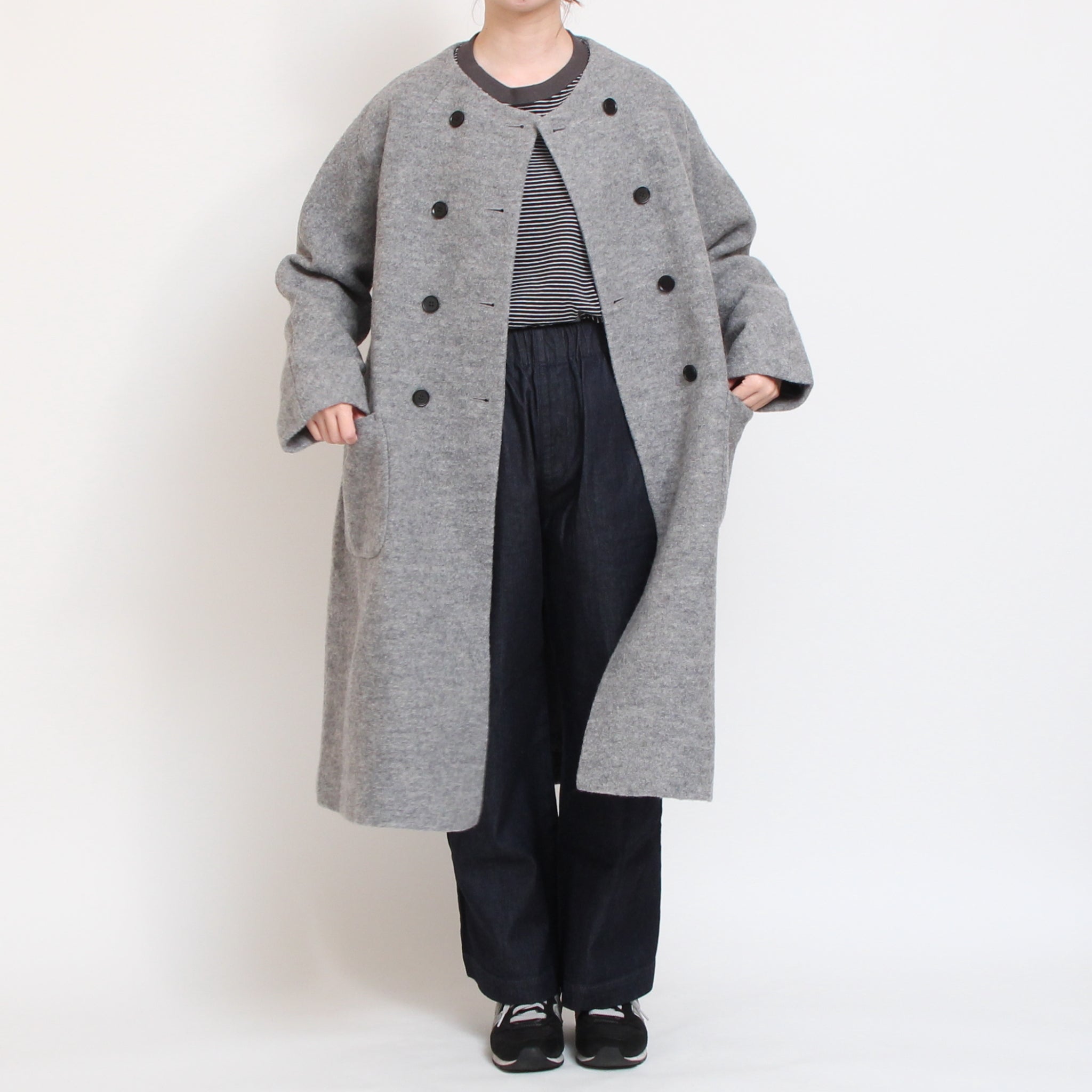 【再値下げ・40%OFF】【CAMELラスト1点】Vent d’ouestウールリング圧縮コート2511