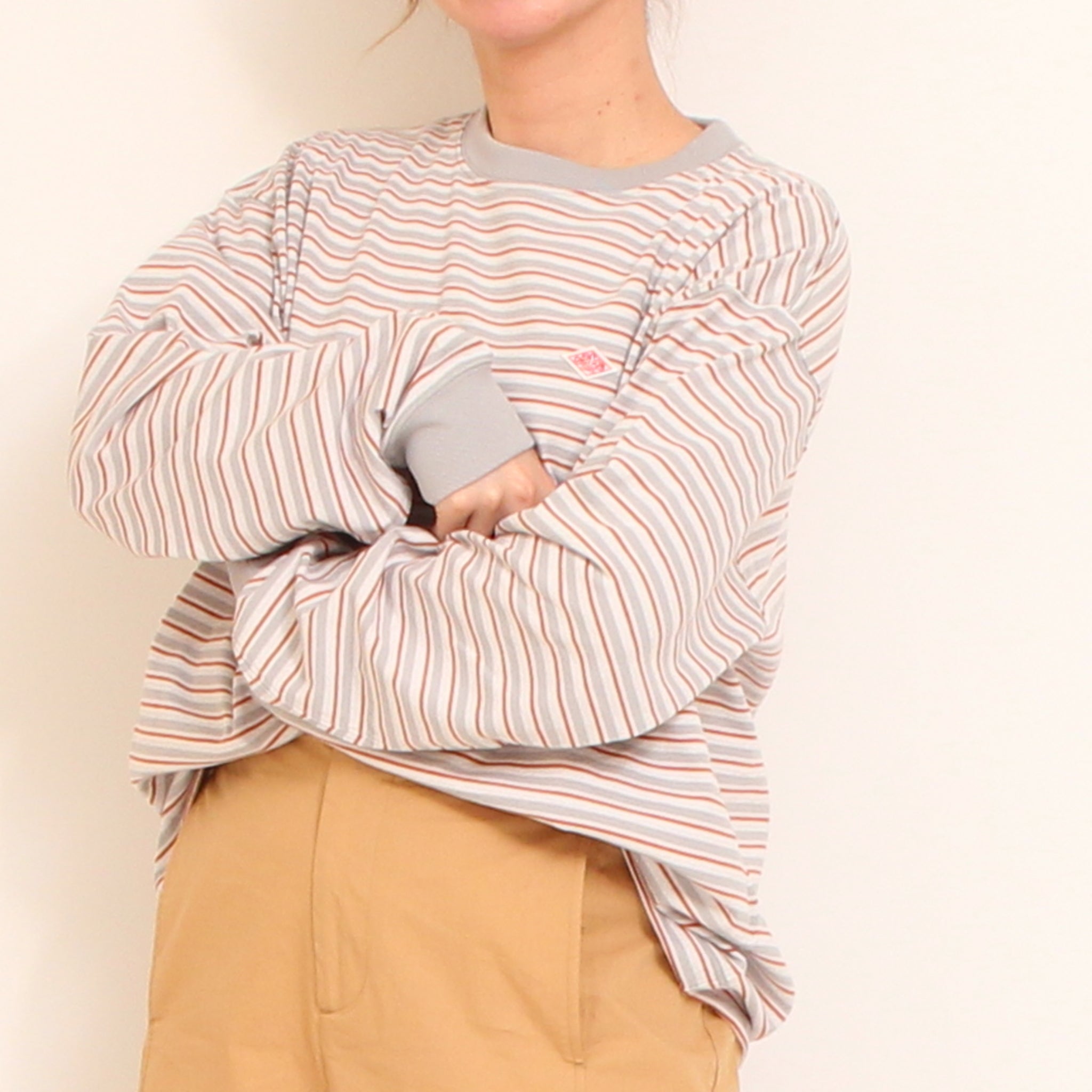 DANTON長袖Tシャツ(STRIPE)