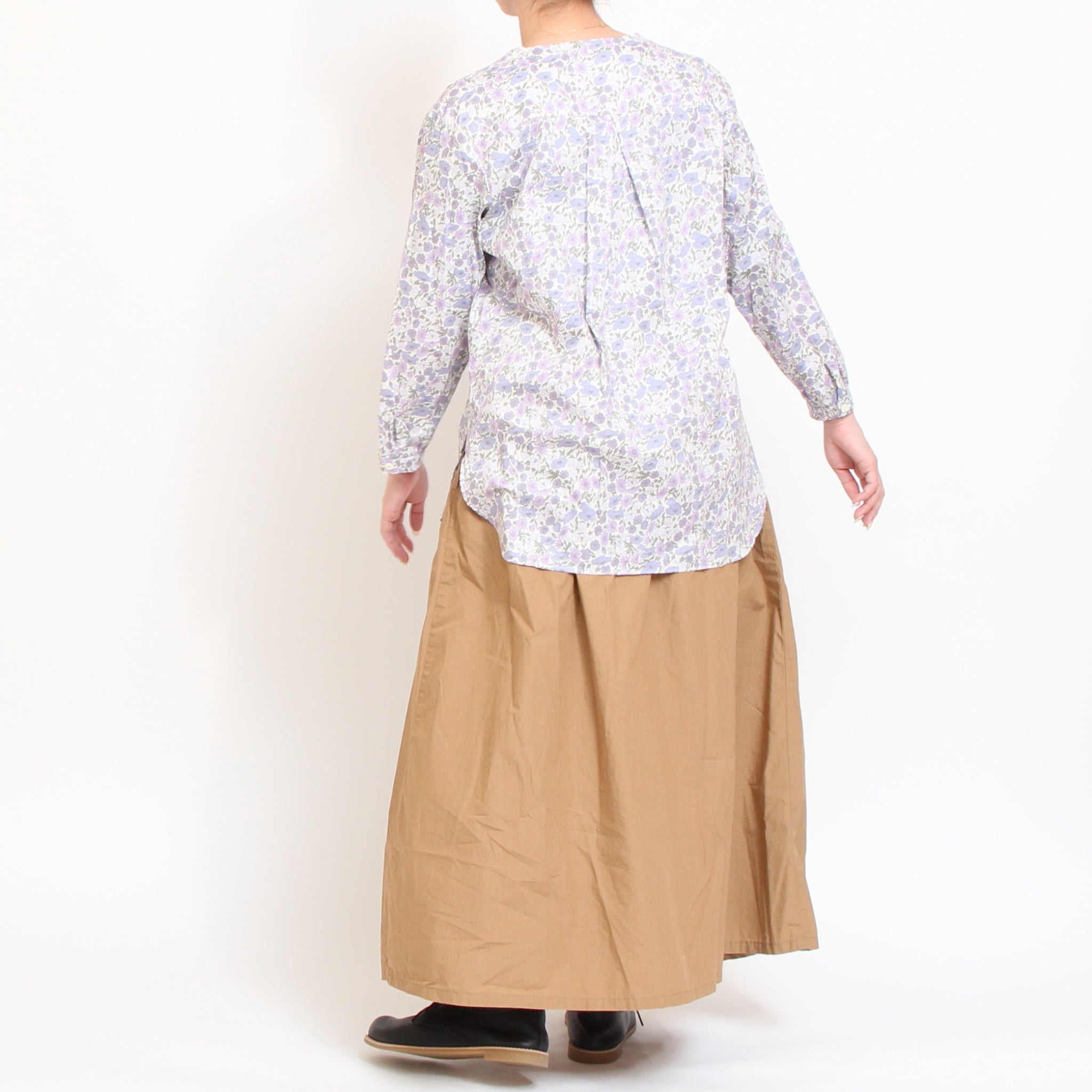 LIBERTYクルーネック前後差シャツ71012