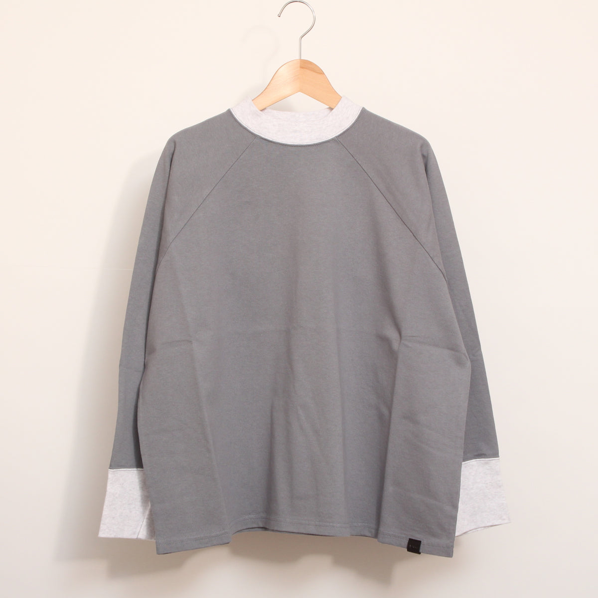 D.M.GバイカラーラグランロングTシャツ