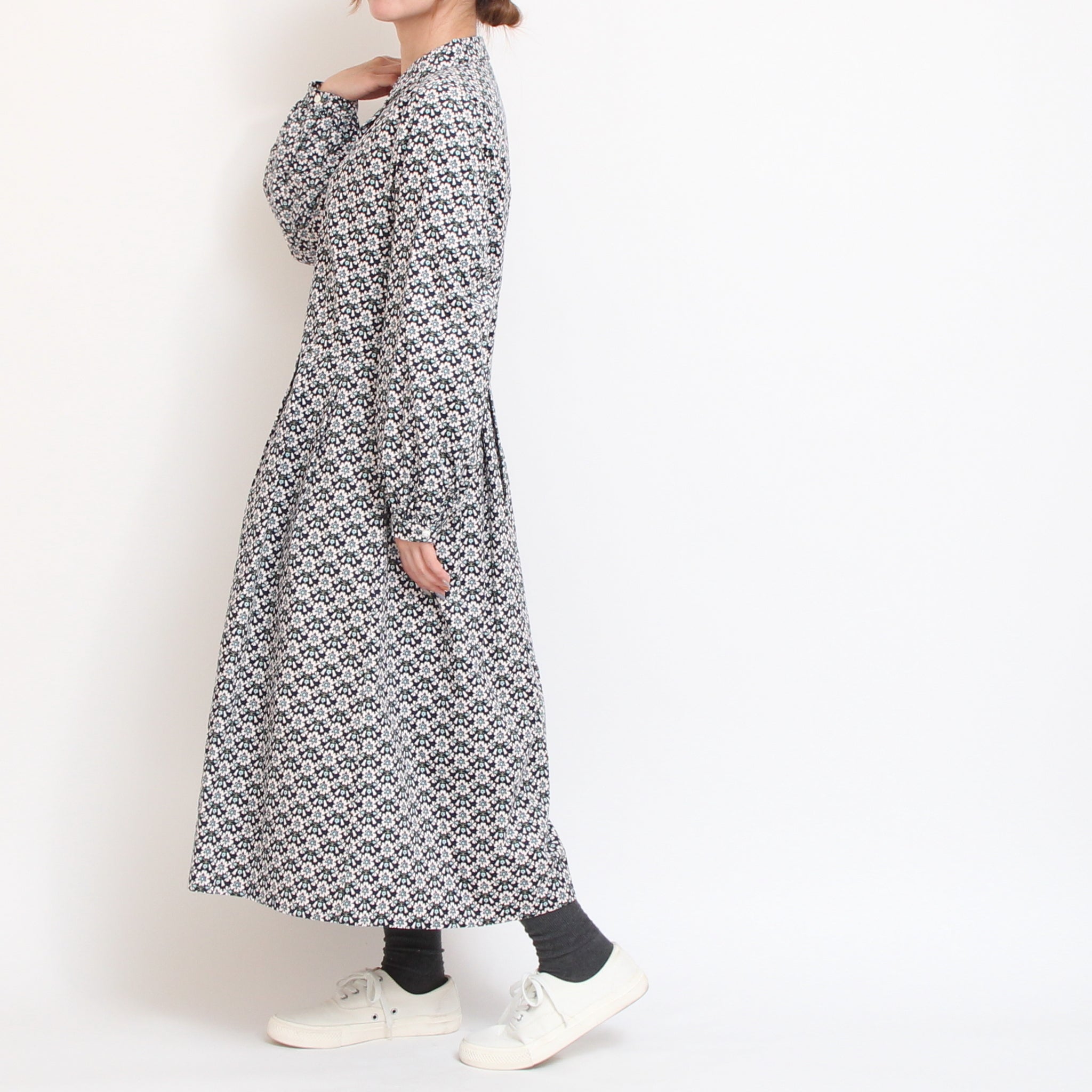 【BEIGEラスト】コーデュロイLIBERTYクラシカルワンピース(2511)