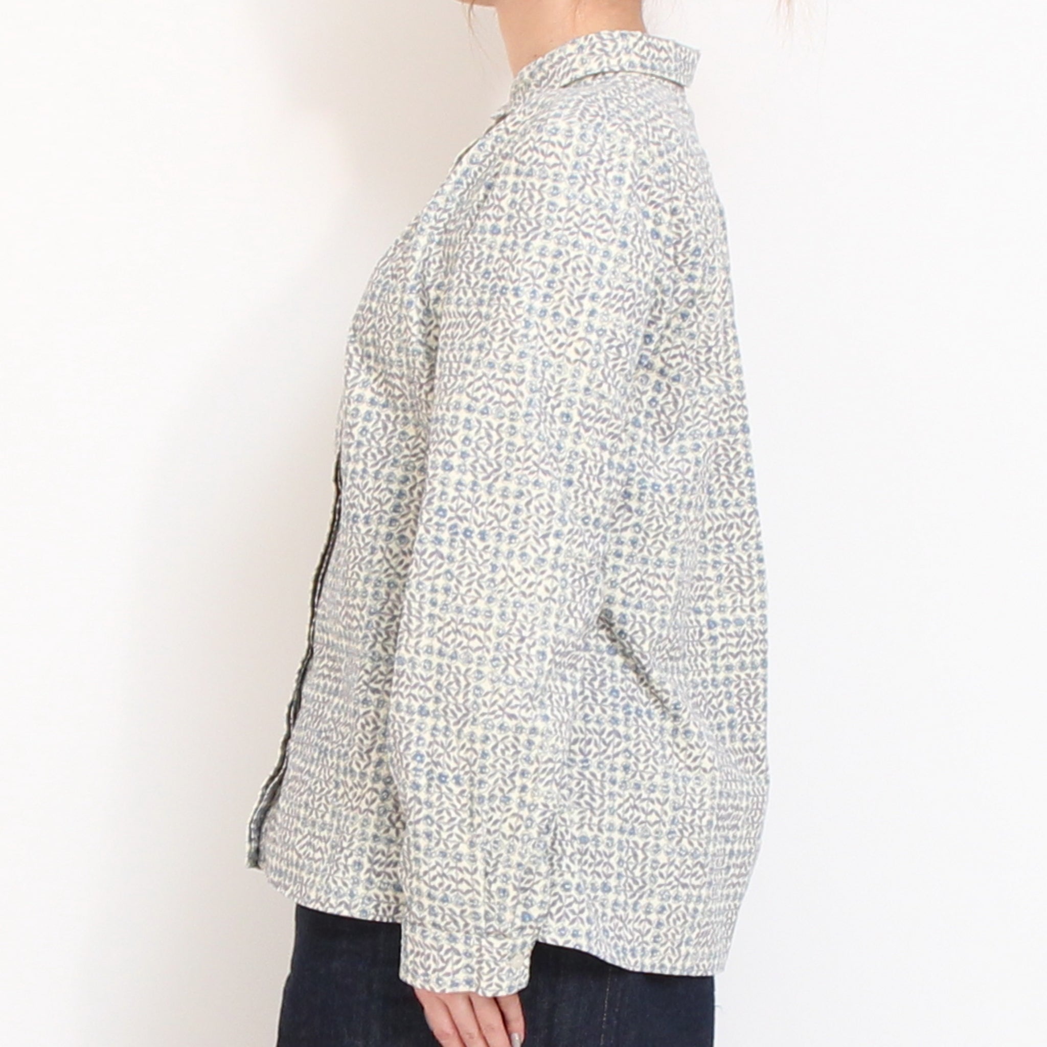 コーデュロイLIBERTY比翼タックシャツ(2511)