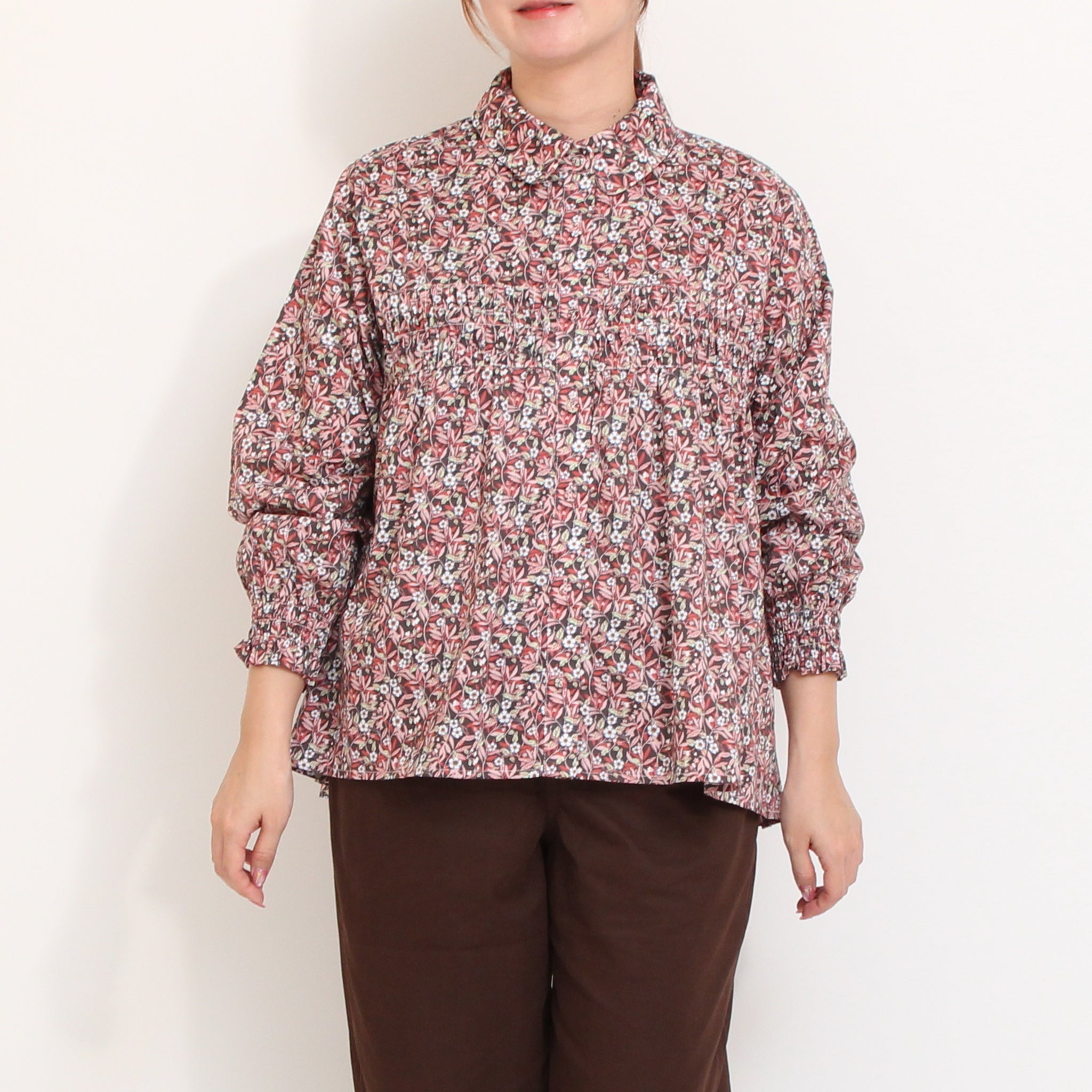 【本店限定商品】sosotto LIBERTYセパレイトカラーシャツ