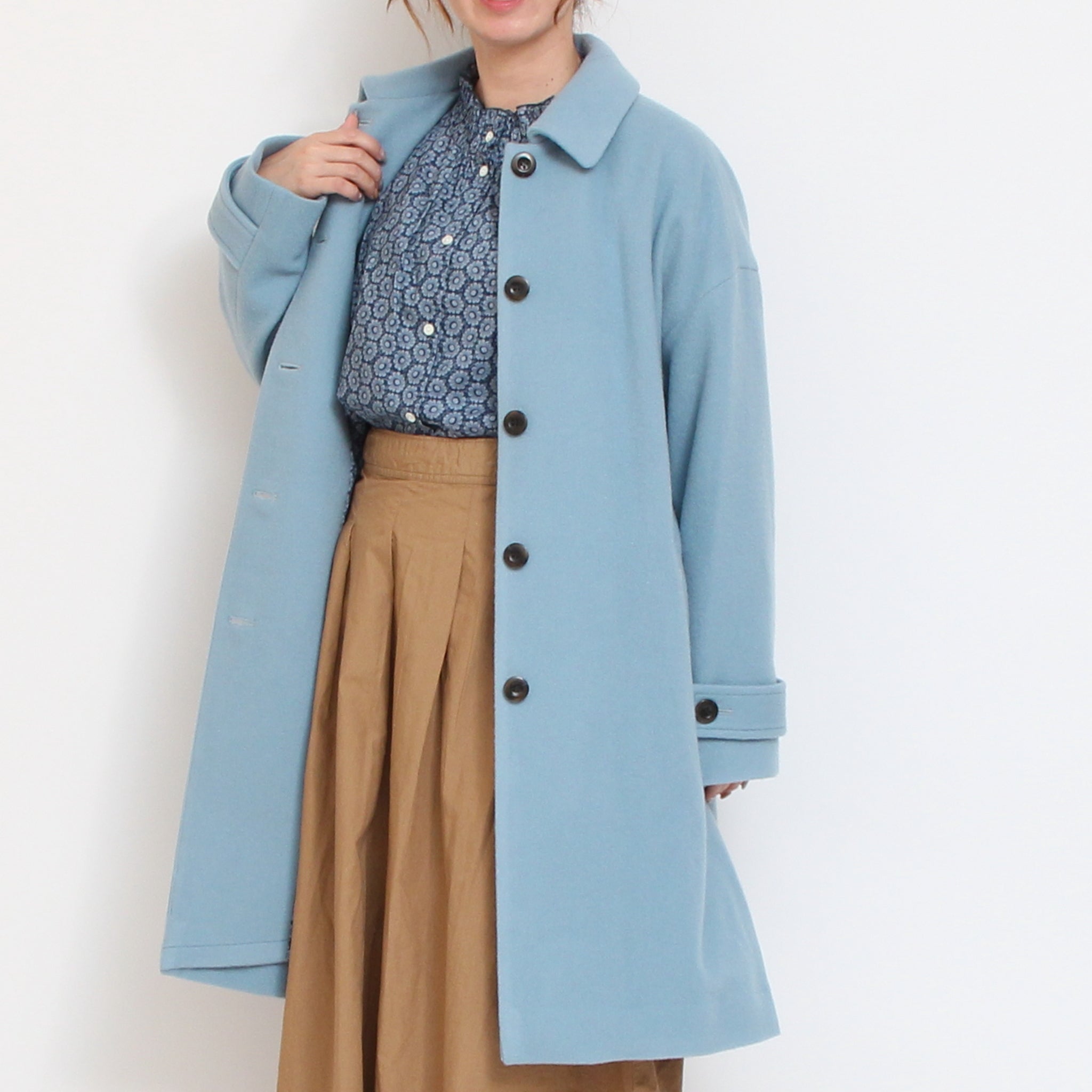【再値下げ・30%OFF】【CAMELのみ ラスト1点】裏リバティステンカラーコート(2511)