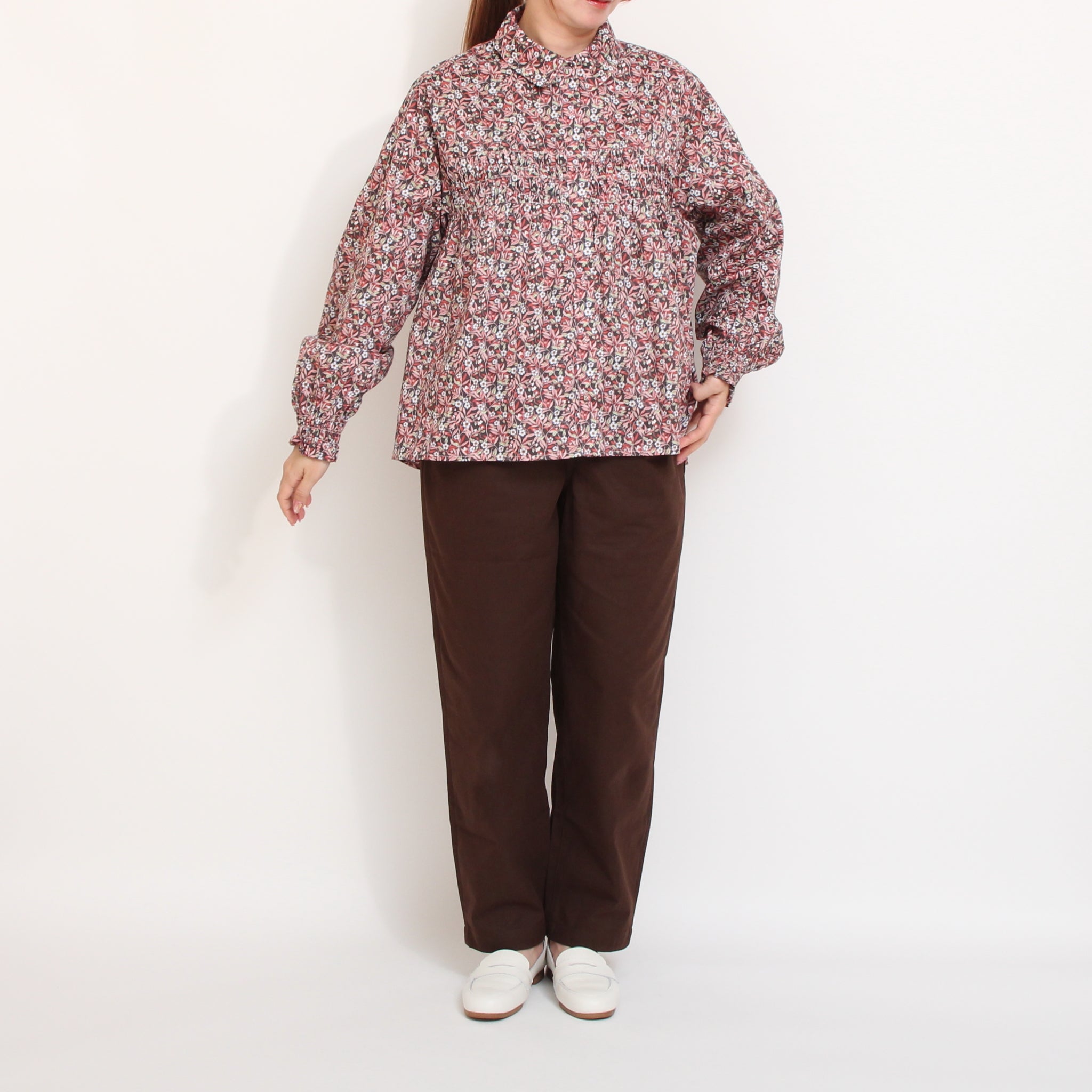 【本店限定商品】sosotto LIBERTYセパレイトカラーシャツ