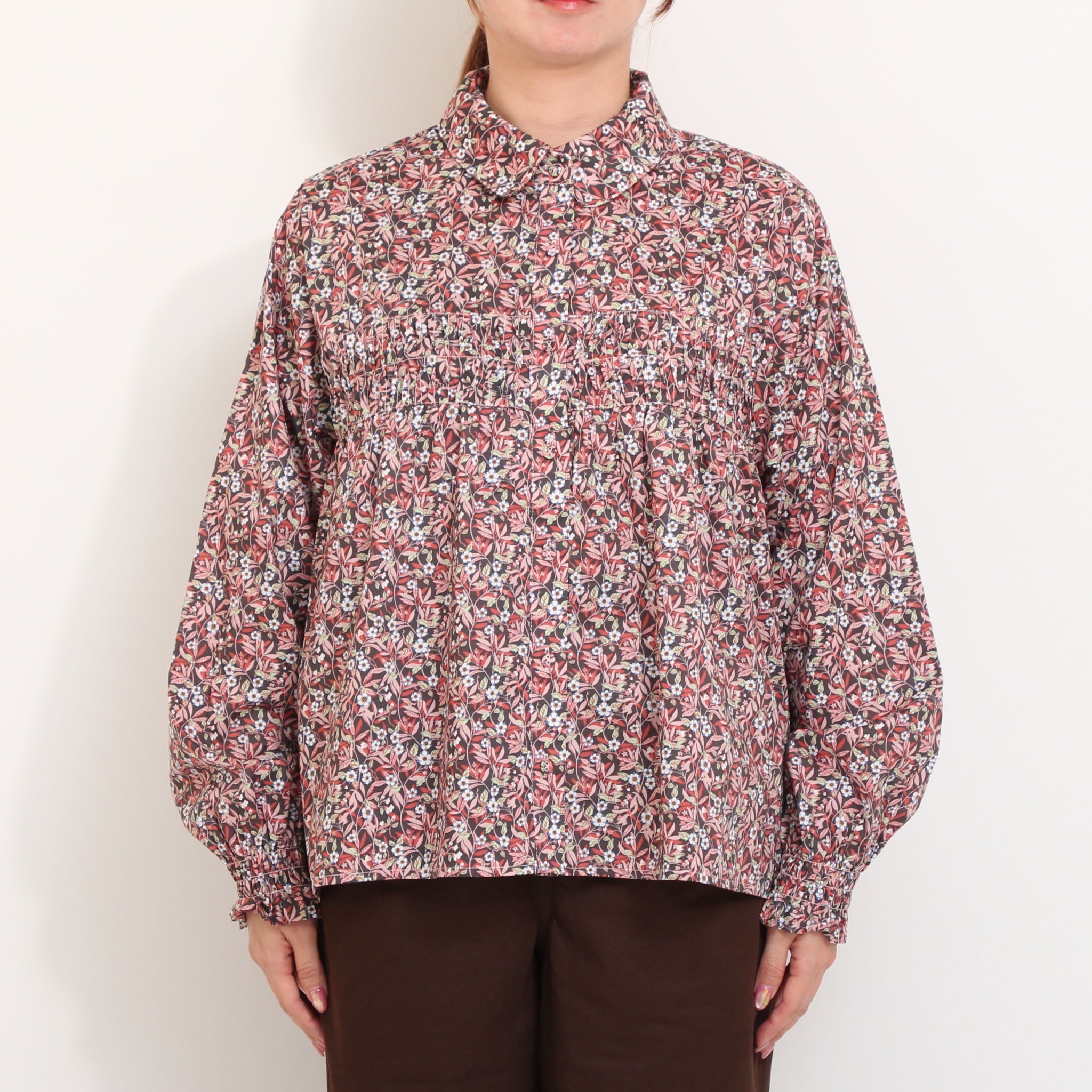 【本店限定商品】sosotto LIBERTYセパレイトカラーシャツ