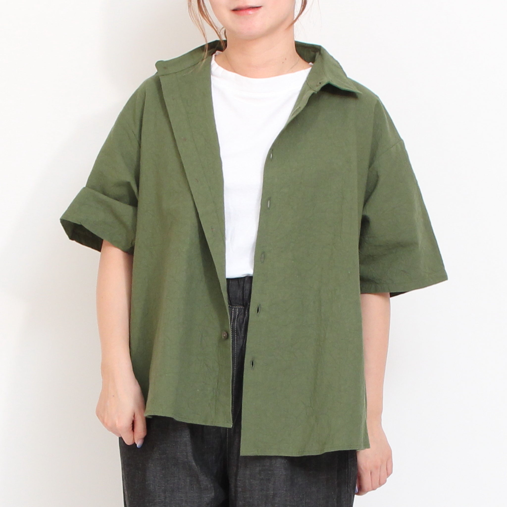 【20%OFF】 NARUシーチングワッシャーシャツ