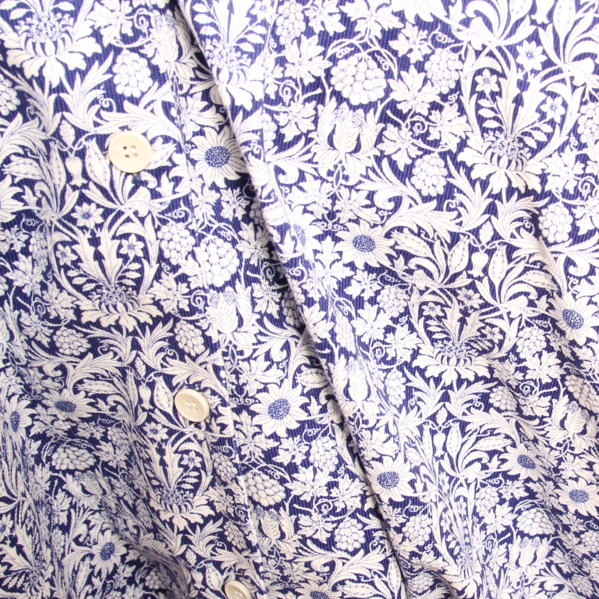 【BLACKラスト1点】コーデュロイLIBERTYノーカラーコートワンピース2511