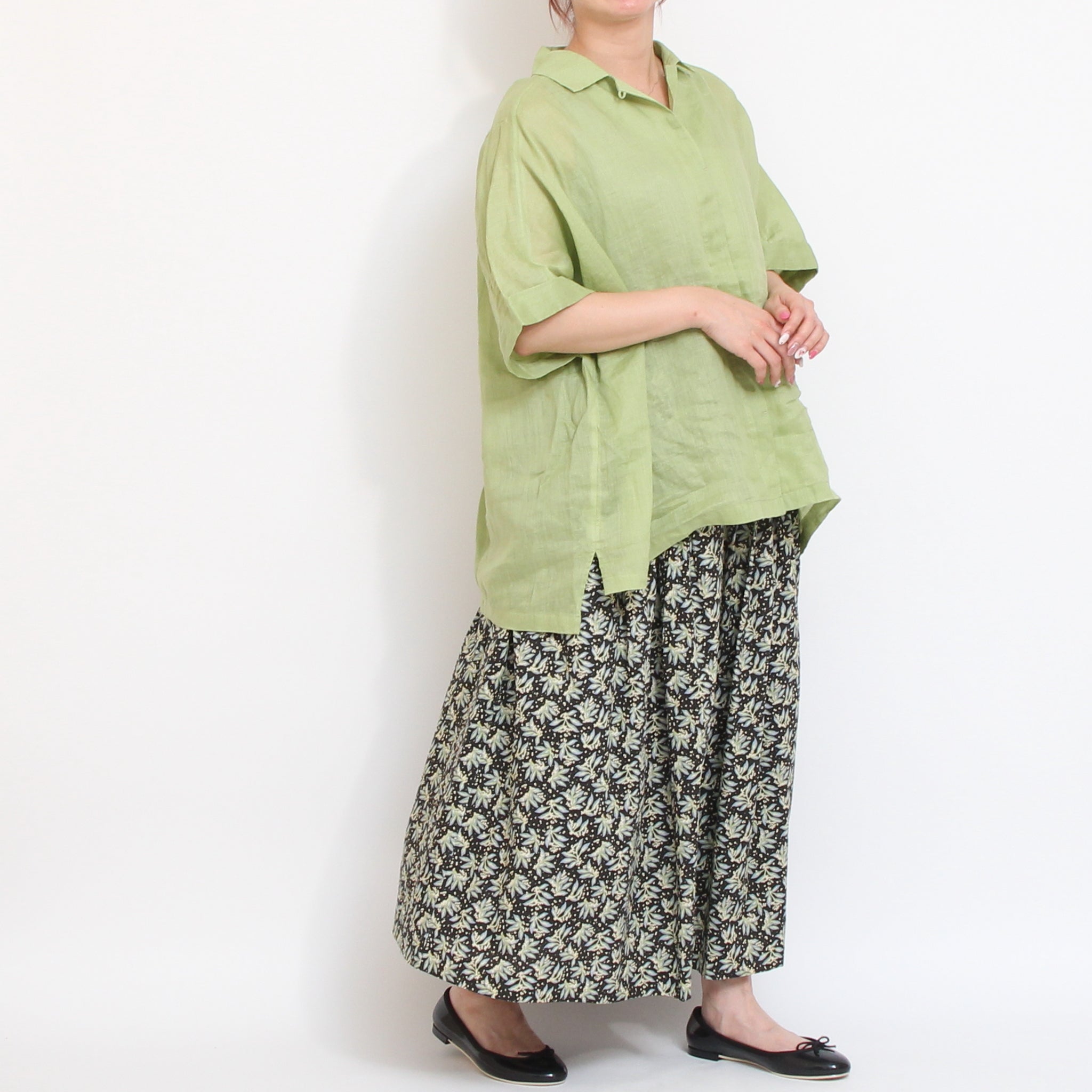 【本店限定商品】sosotto LIBERTYタックギャザースカート