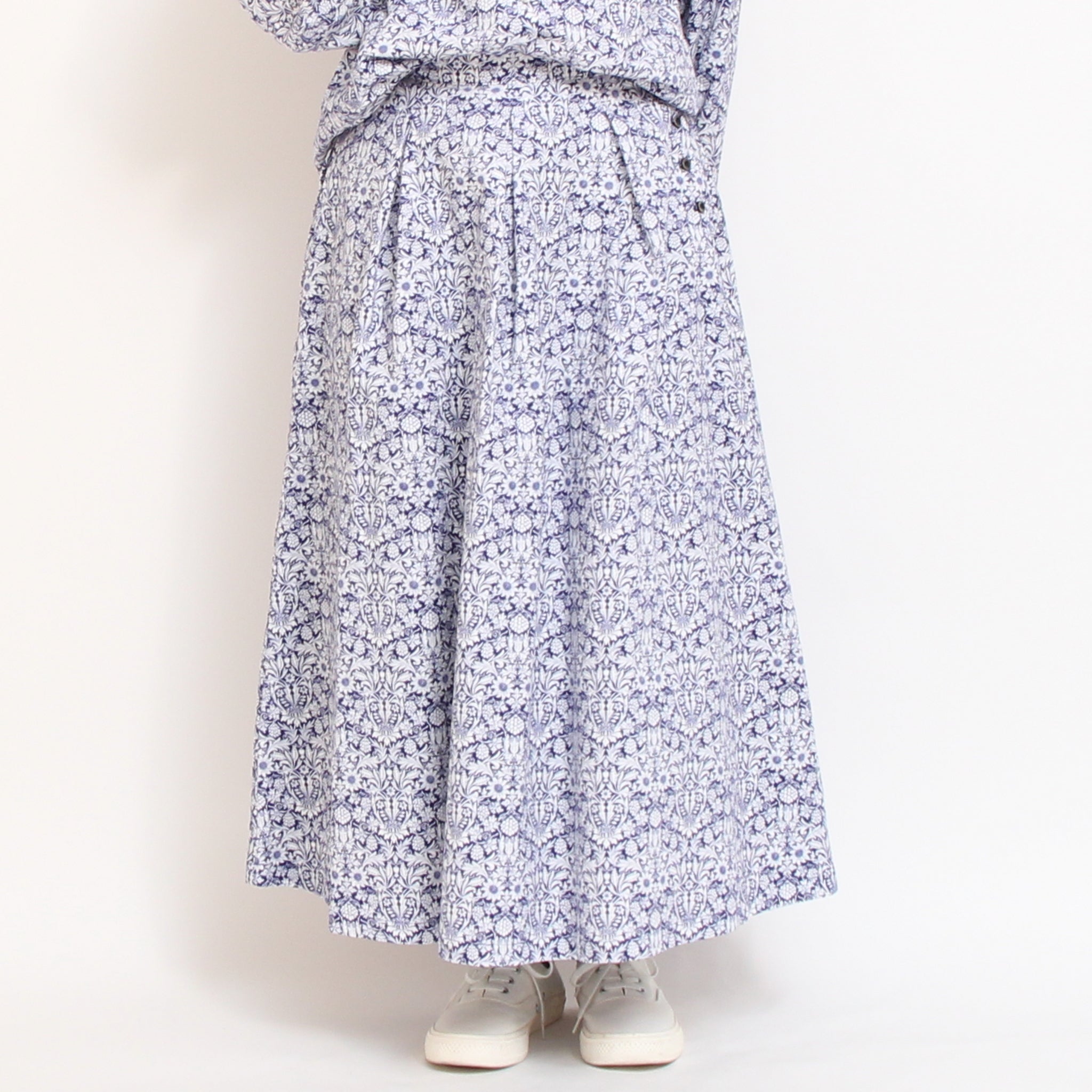 【NAVYラスト1点】 コーデュロイLIBERTYサイド釦スカート84cm(2511)