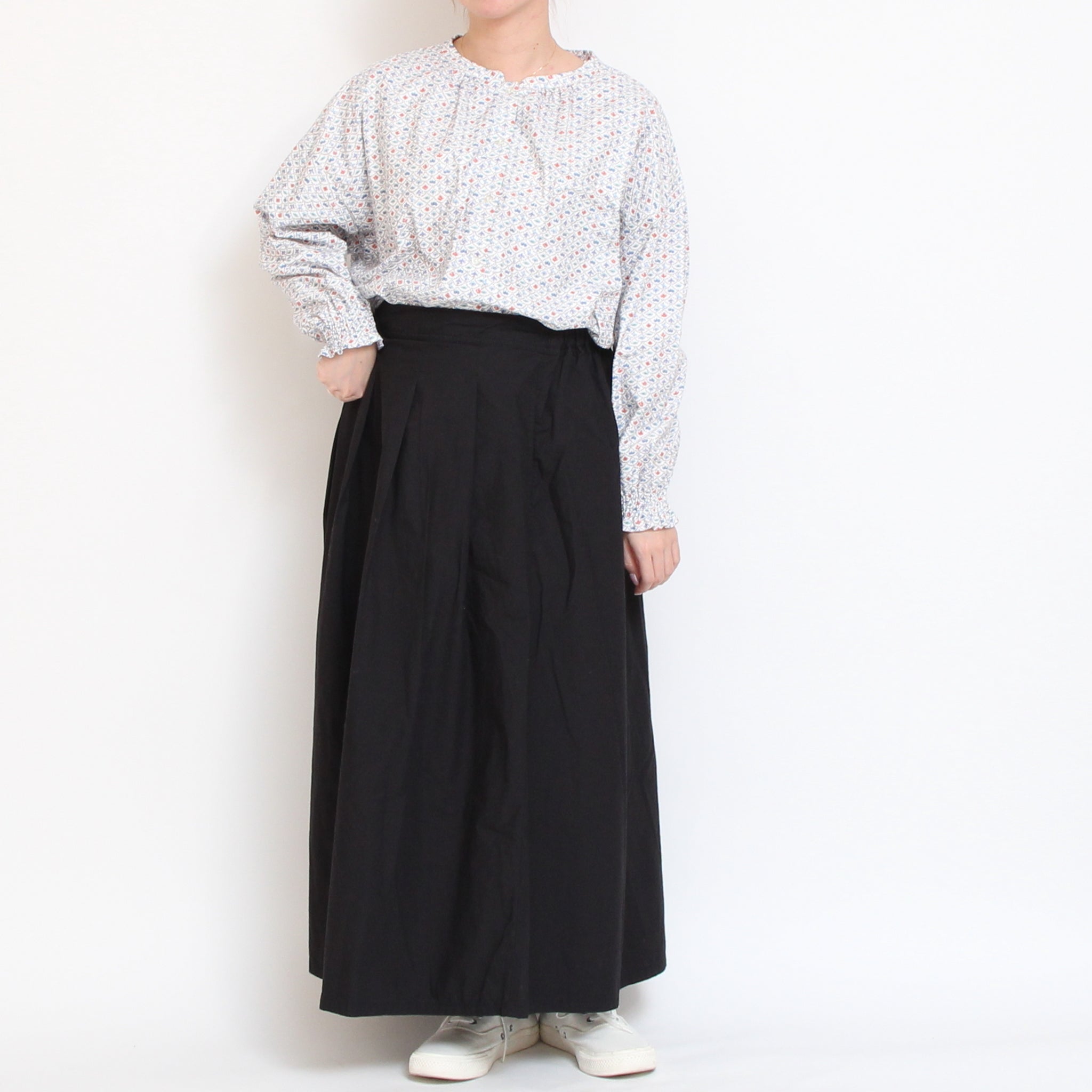 【RED残り僅か】Cotton Flannelマオカラープルオーバー2601