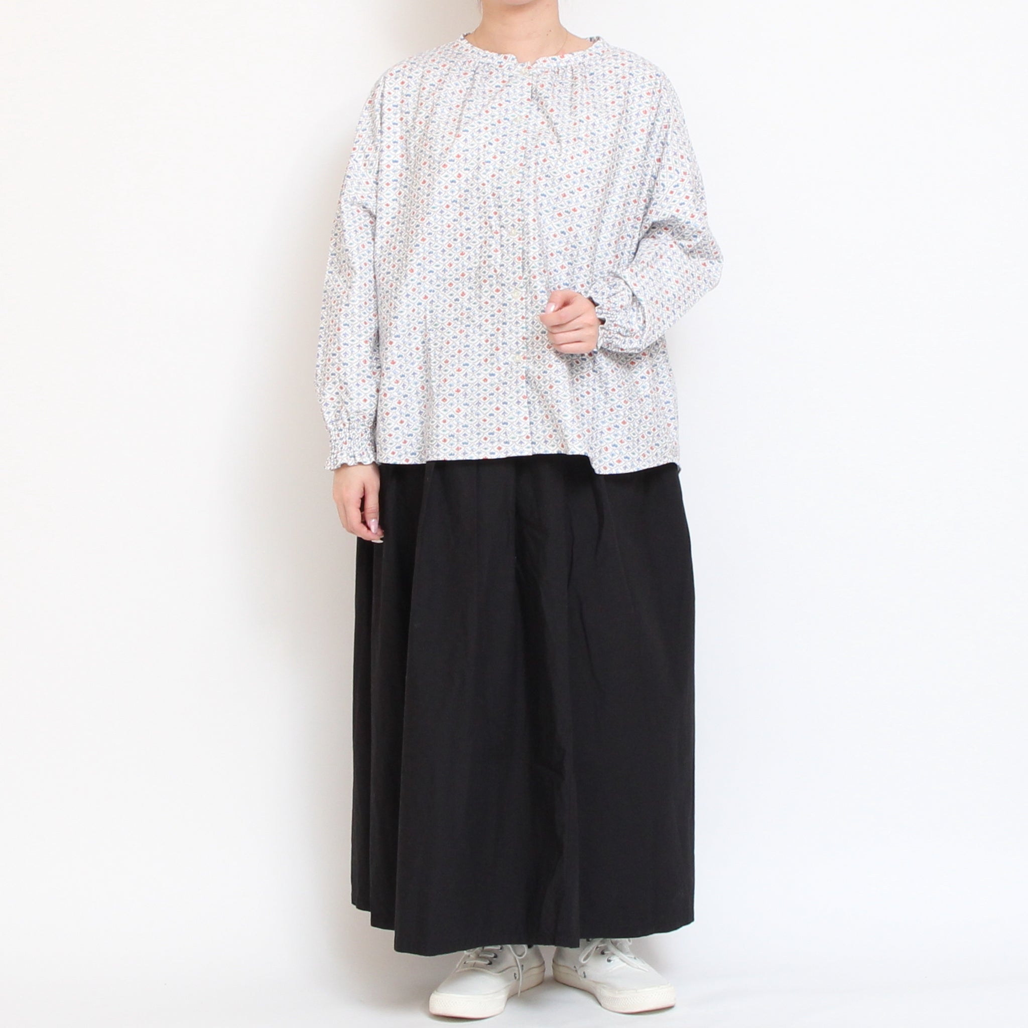 【RED残り僅か】Cotton Flannelマオカラープルオーバー2601